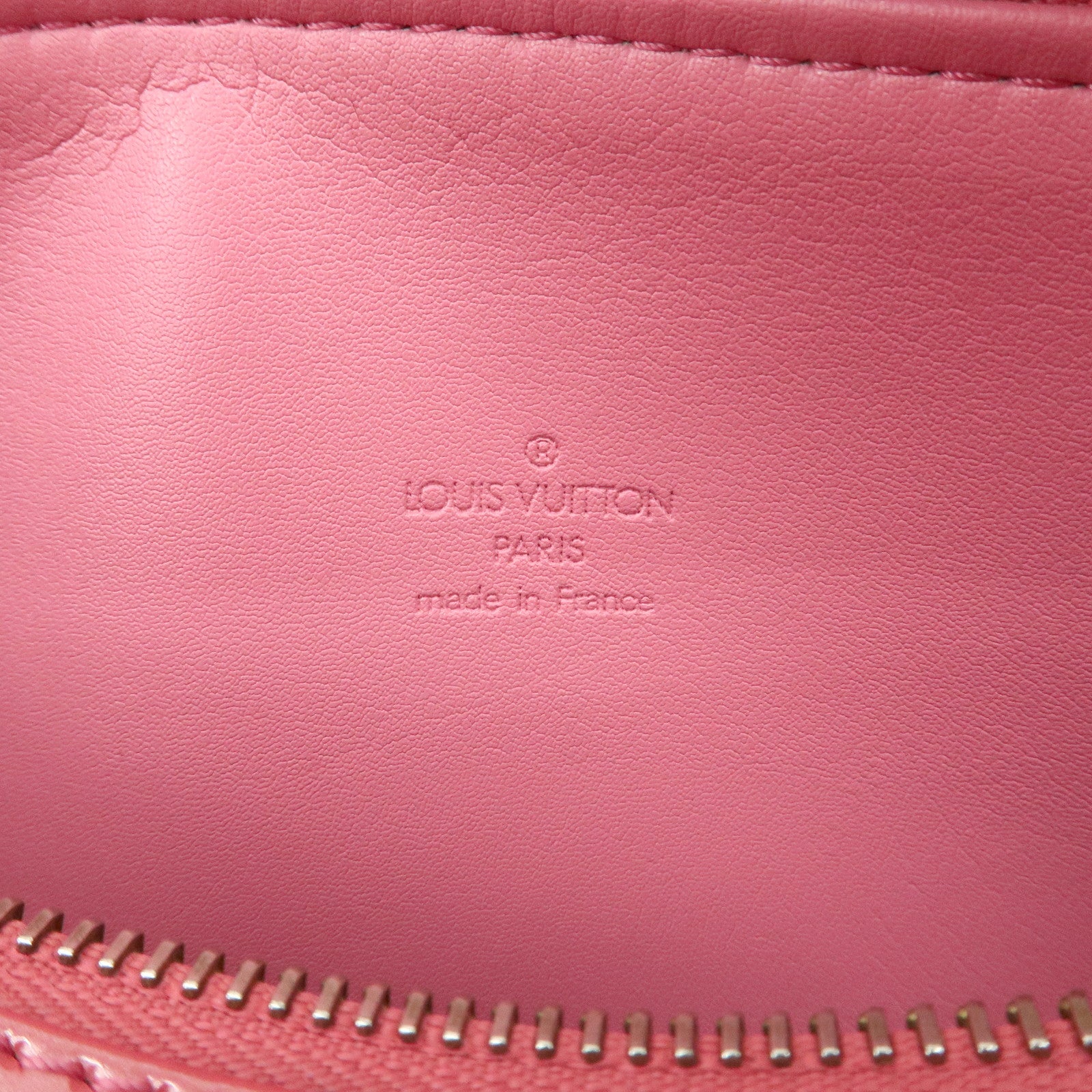 Louis Vuitton Monogram Vernis Bedford Hand Bag Framboise M9133F