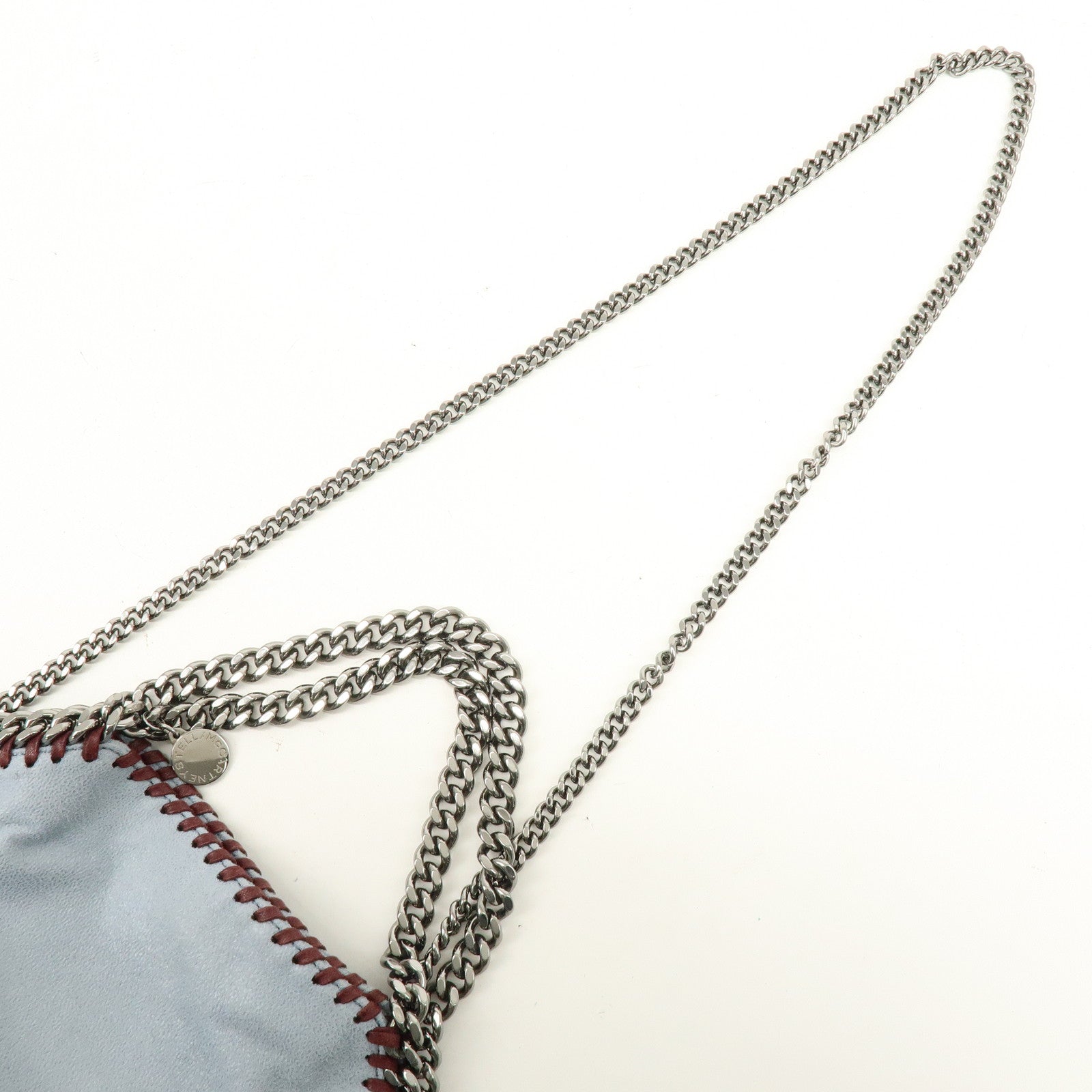 STELLA MCCARTNEY Falabella Tiny Faux Leather 2Way Bag Blue 371223