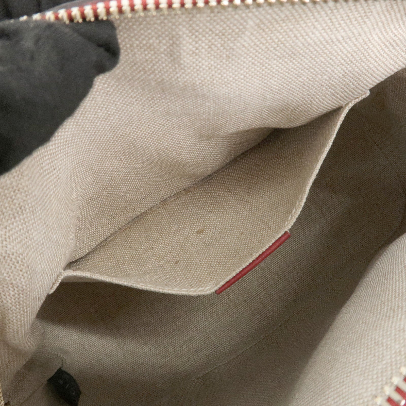 GUCCI Micro Guccissima Leather 2Way Hand Shoulder Bag Red 449654 Used