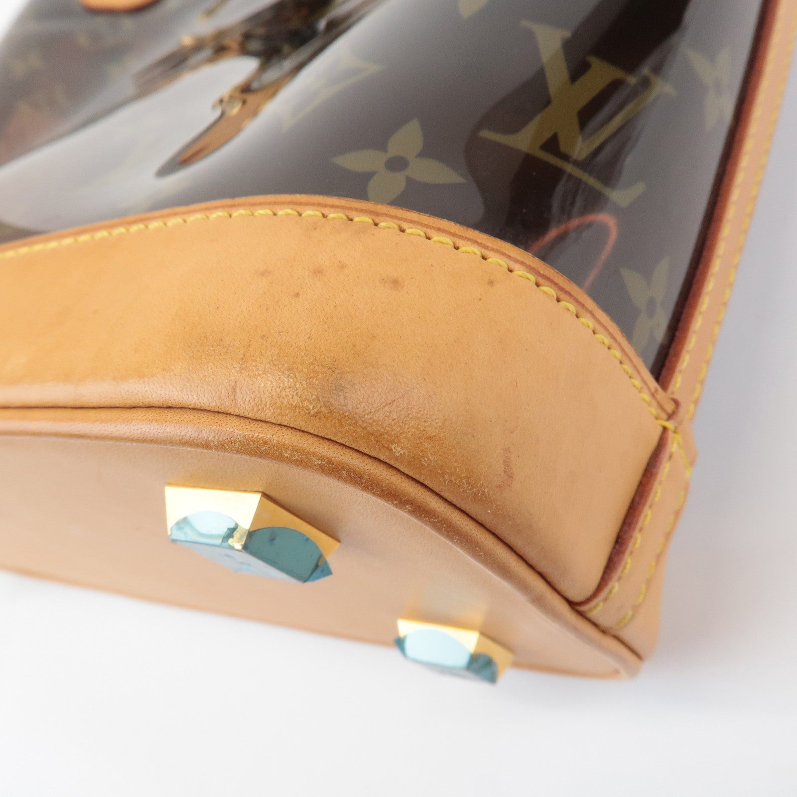 Louis Vuitton Monogram Vinyl Cabas Ambre MM Tote Bag M92501 Used