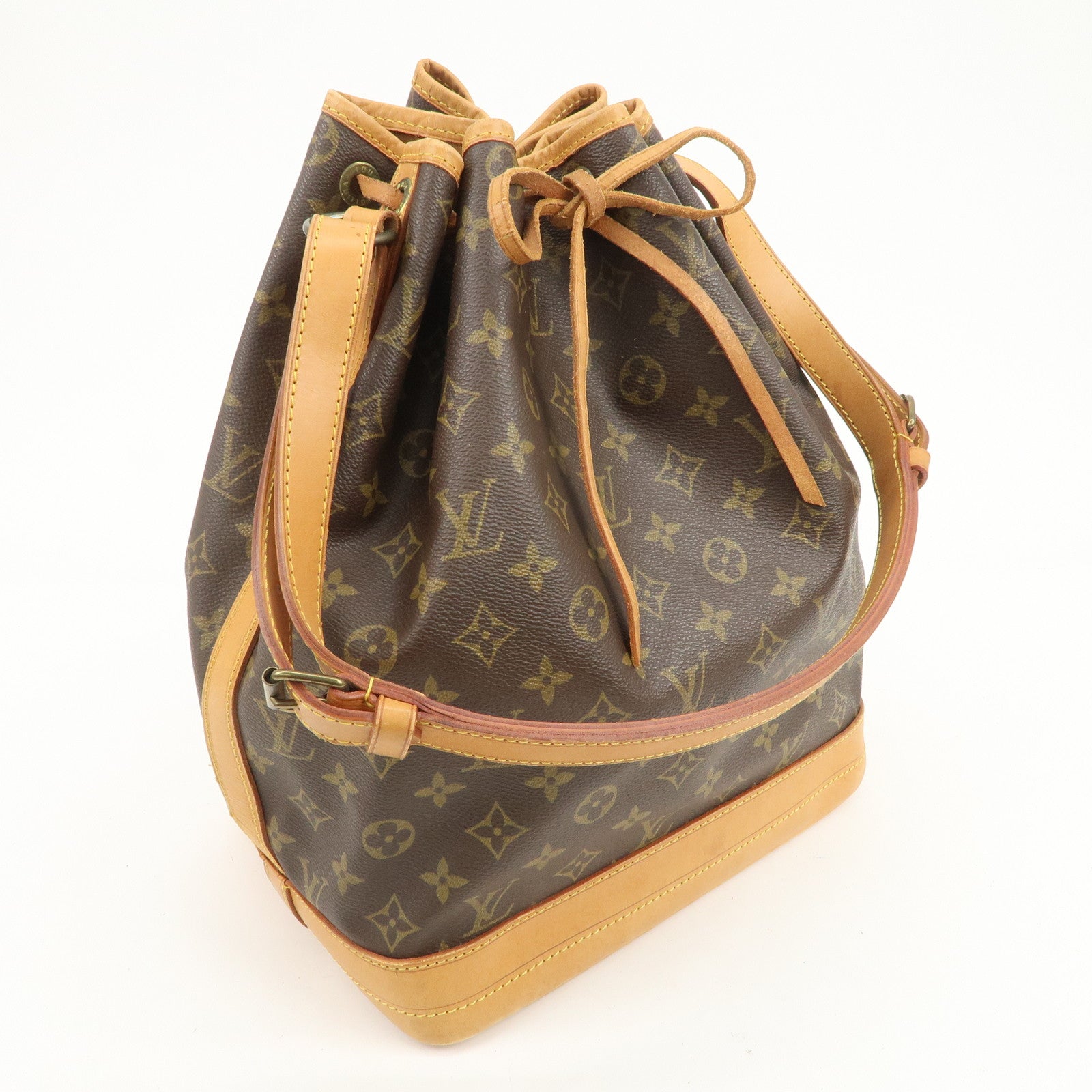 Louis Vuitton Monogram Noe Shoulder Bag Hand Bag Brown M42224