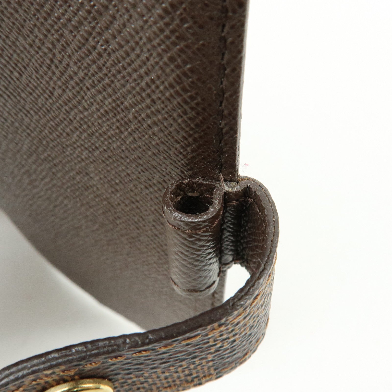 Louis Vuitton Damier Agenda PM Planner Cover Brown R20700