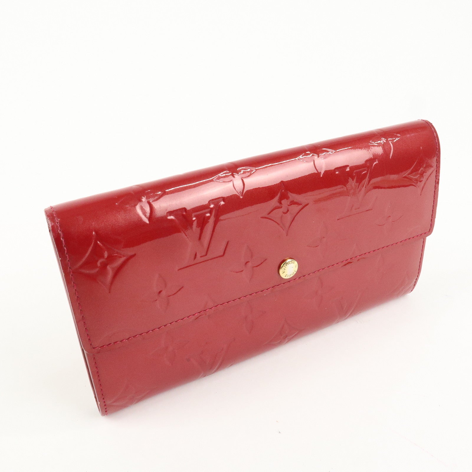 Louis Vuitton Monogram Vernis Leather Portefeuille Sarah M93530 Used