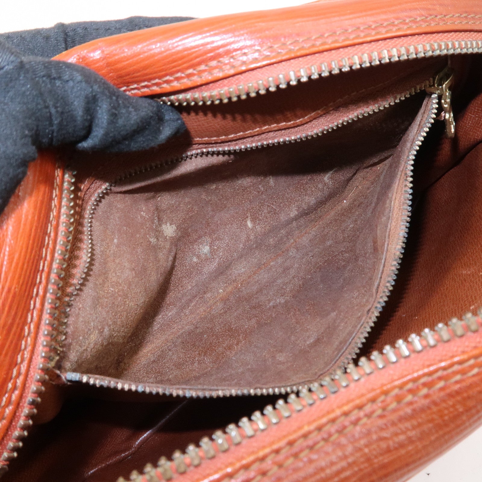 Louis Vuitton Epi Trocadero 24 Shoulder Bag Kenya Brown M52313