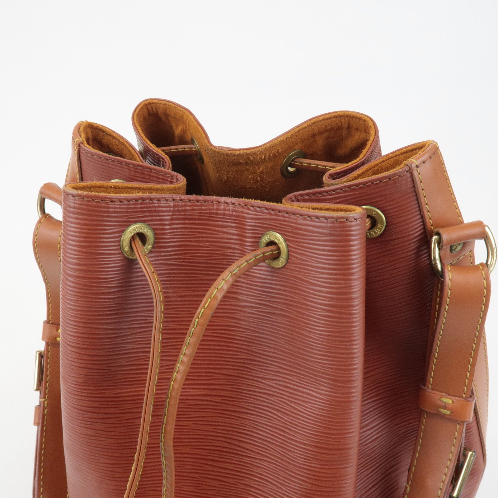 Louis Vuitton Epi Noe Bi-Color Shoulder Bag Kenya Brown M44028 Used