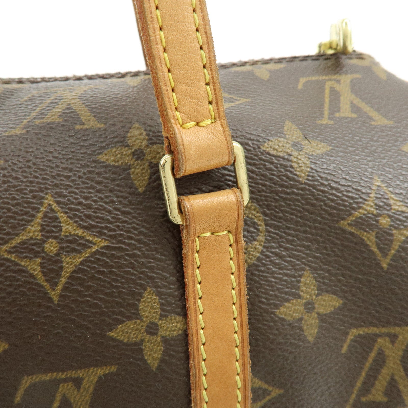 Louis Vuitton Monogram Papillon 30 Hand Bag Brown M51385