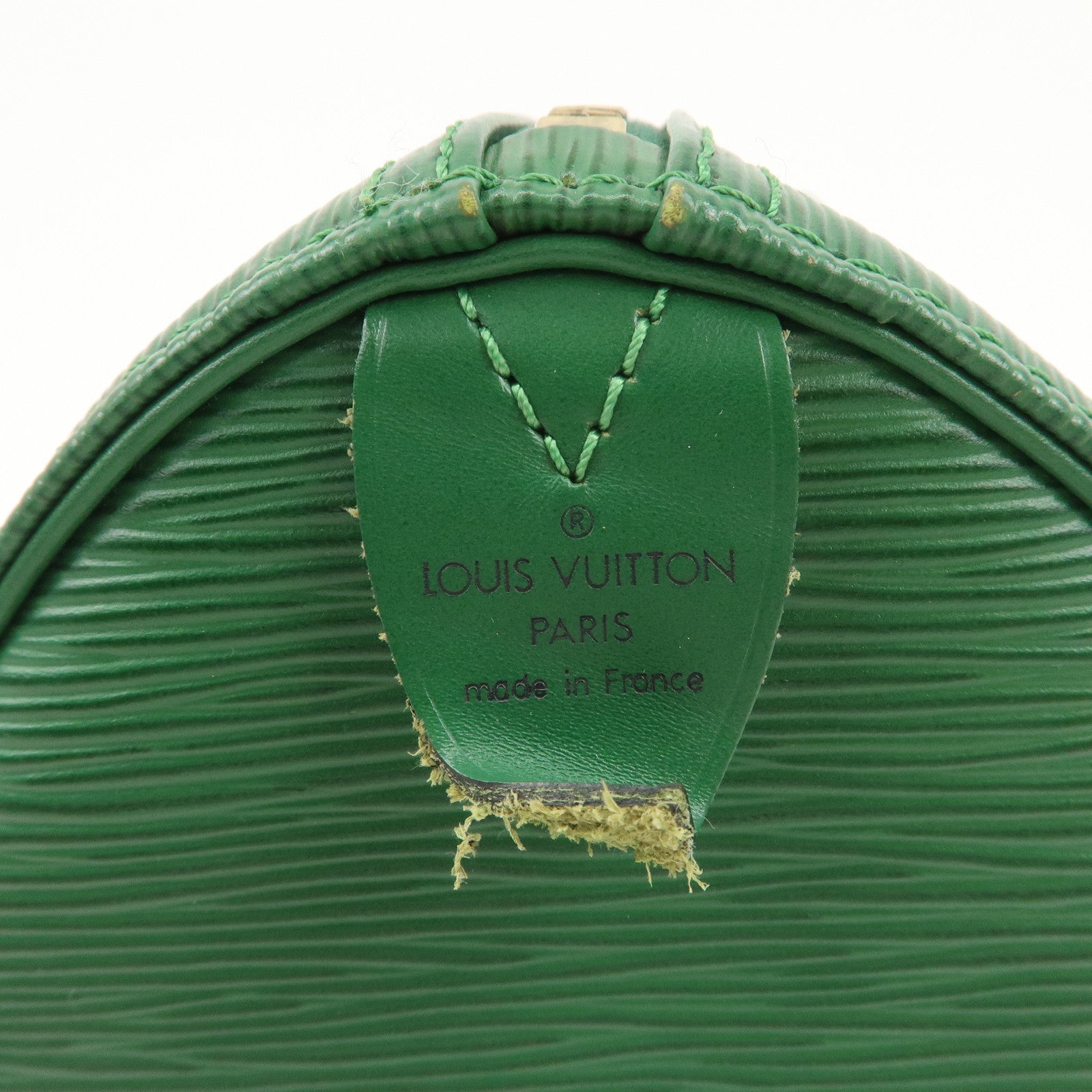 Louis Vuitton Epi Speedy 30 Hand Bag Boston Bag Borneo Green M43004 Used