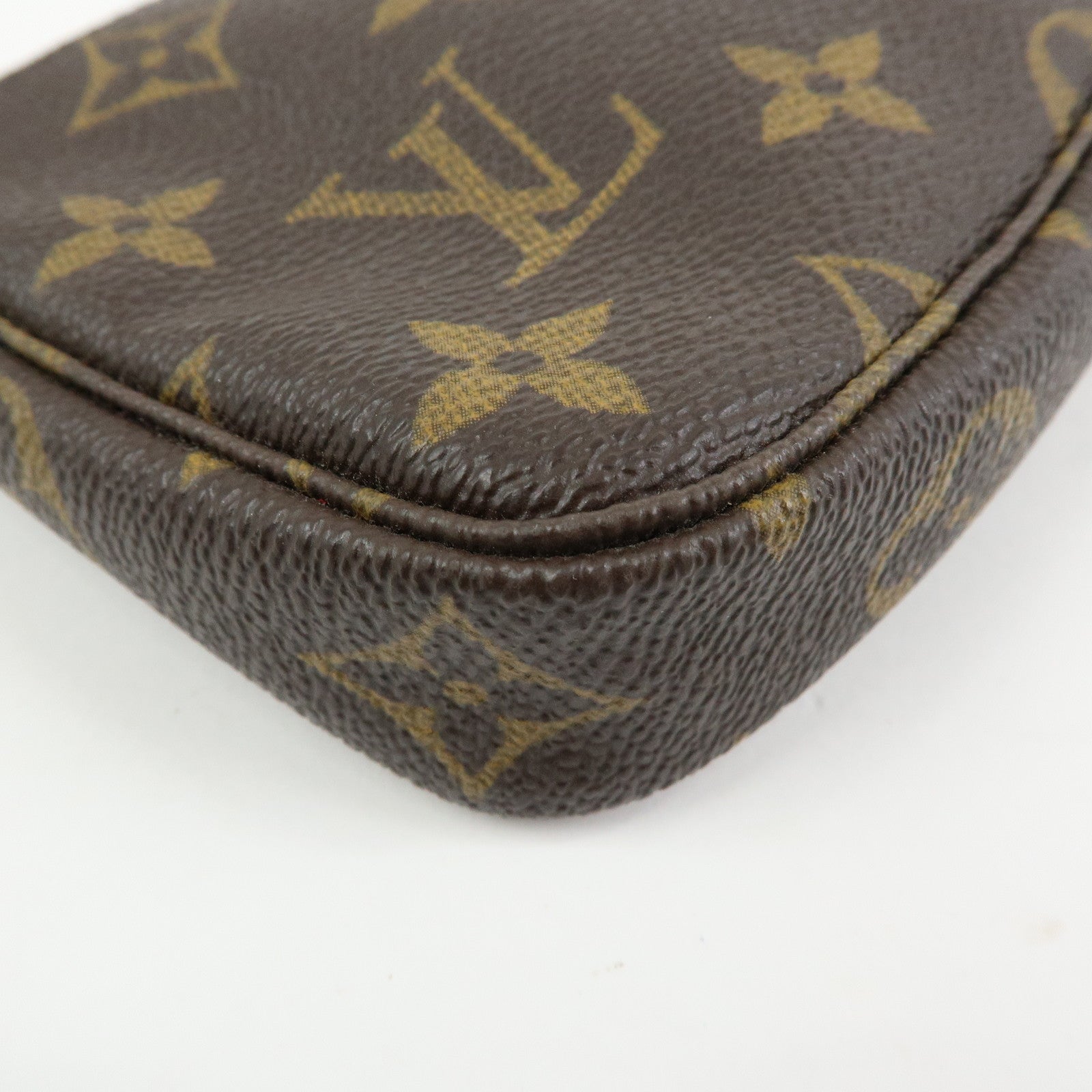 Louis Vuitton Monogram Mini Pochette Accessoires Hand Bag M58009