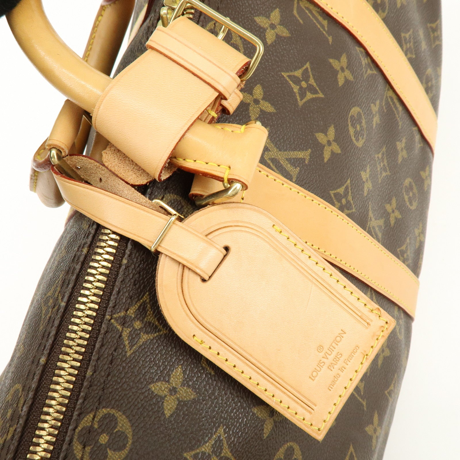 Louis Vuitton Monogram Keep All Bandouliere 45 Boston Bag M41418