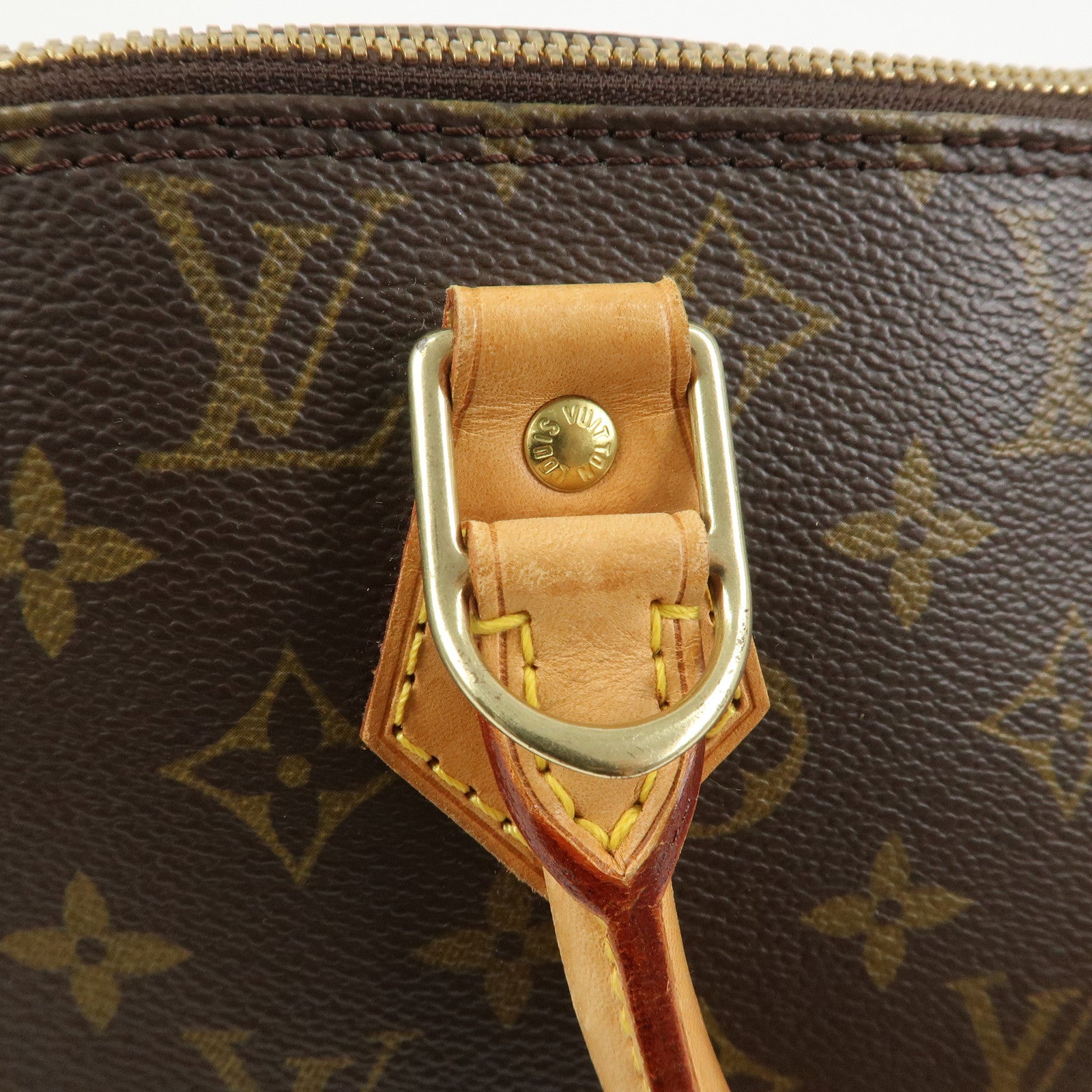 Louis Vuitton Monogram Canvas Alma Hand Bag Brown M51130