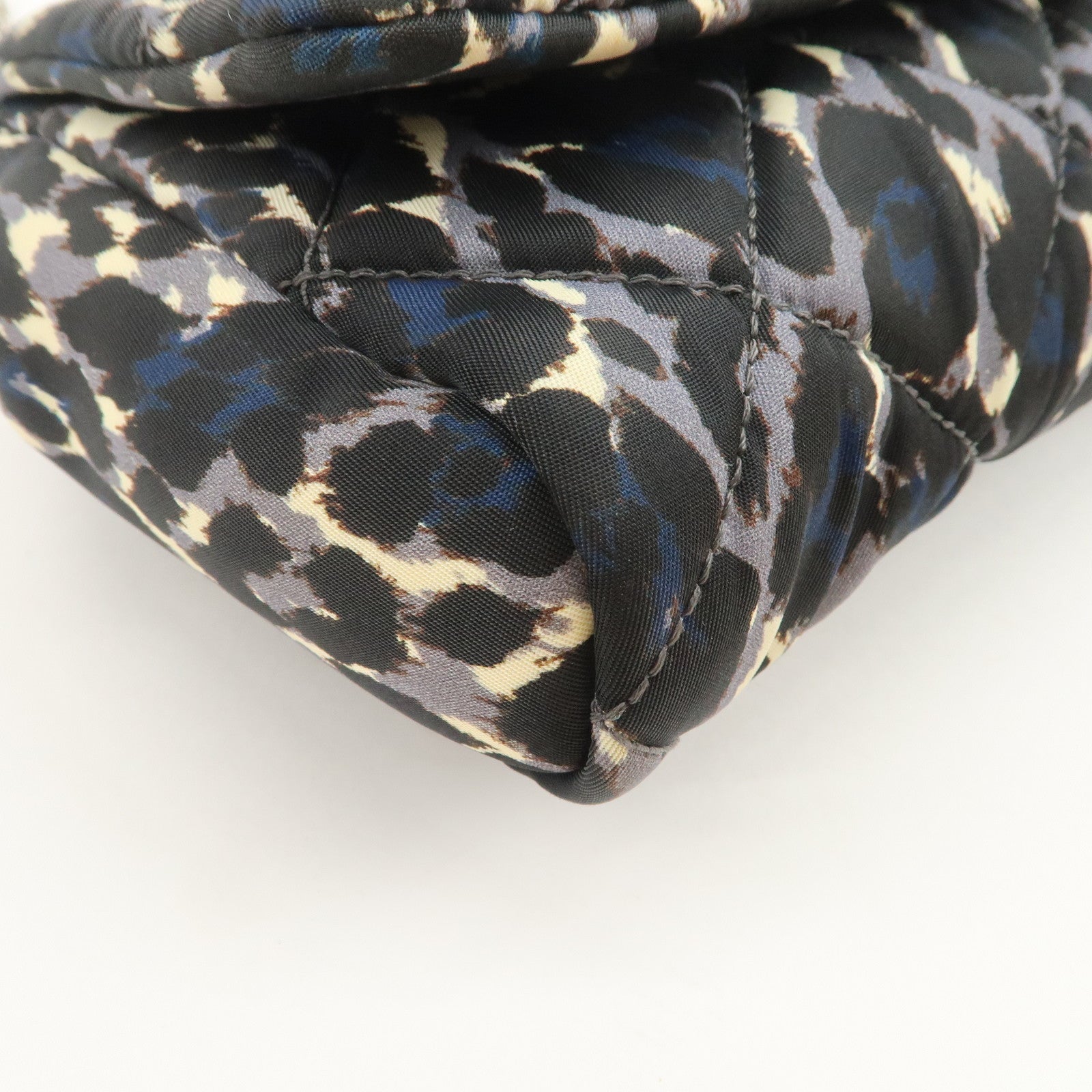 Ferragamo Vara Ribbon Nylon Shoulder Bag Crossbody Bag Black Blue