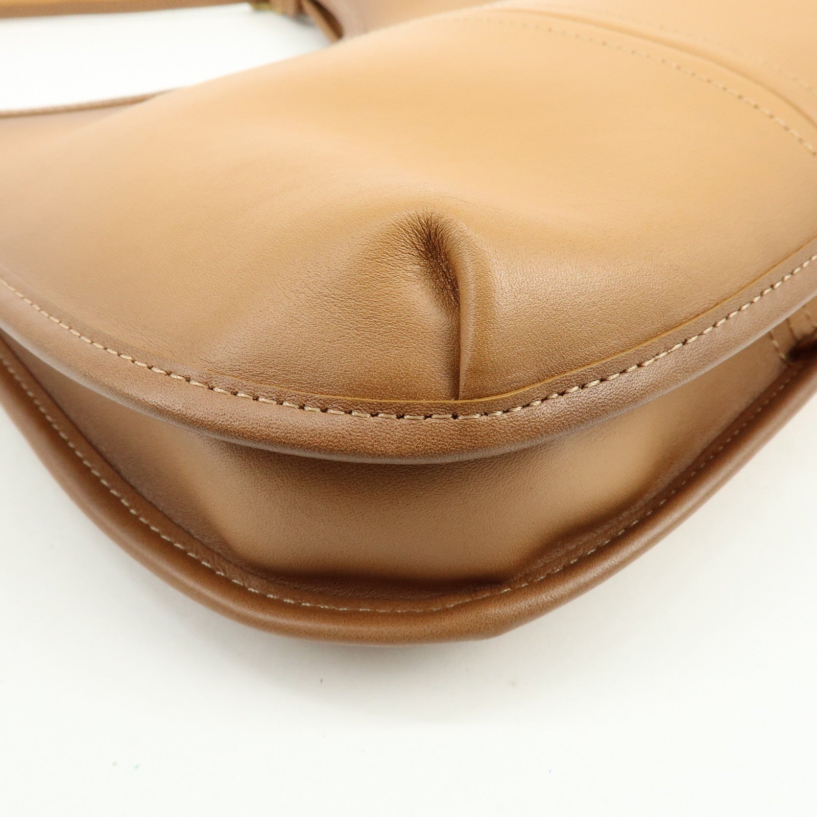 COACH Ergo Leather Shoulder Bag Hand Bag Brown Gradation