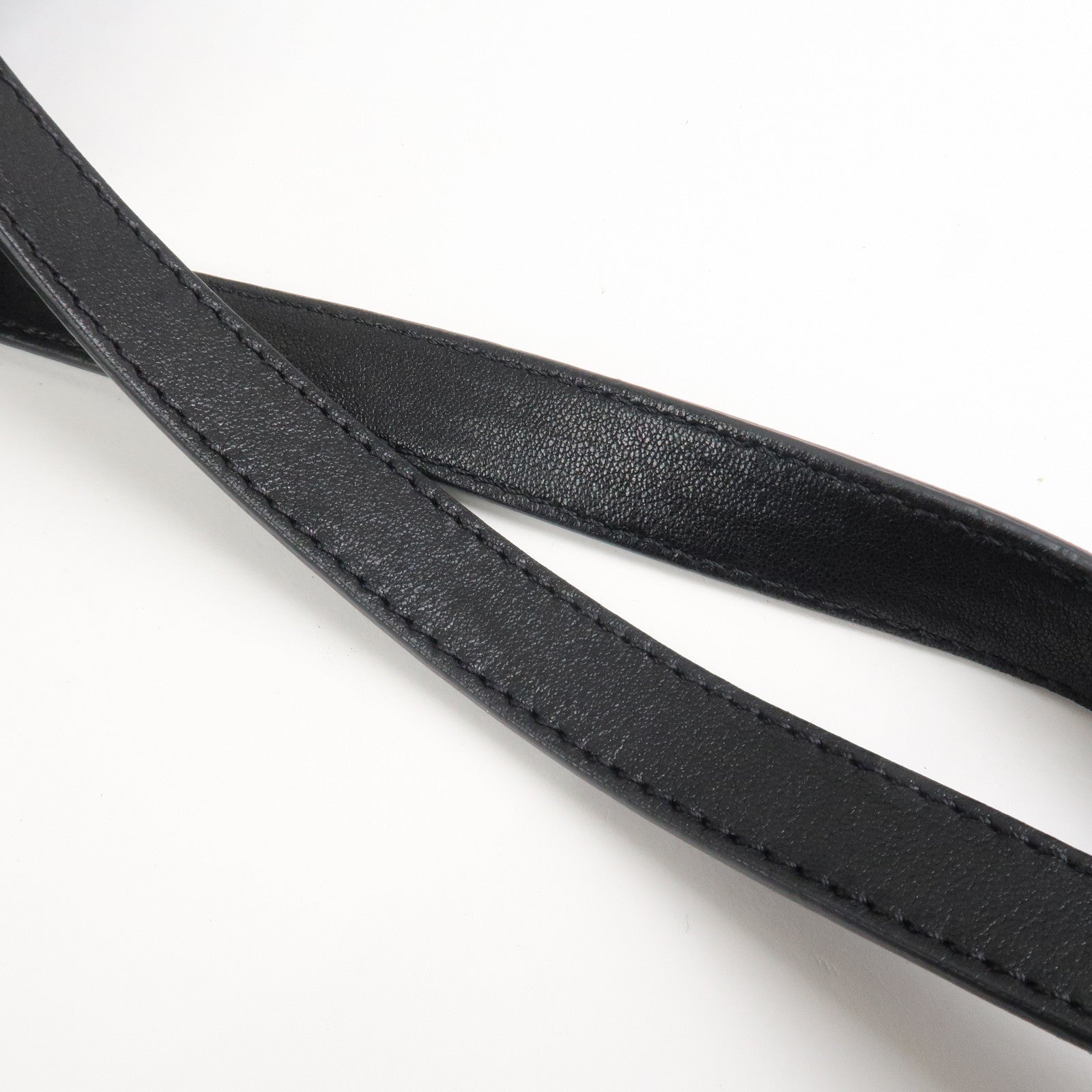 JIMMY CHOO Leather Star Studs Tote Bag Hand Bag Black Silver HDW Used