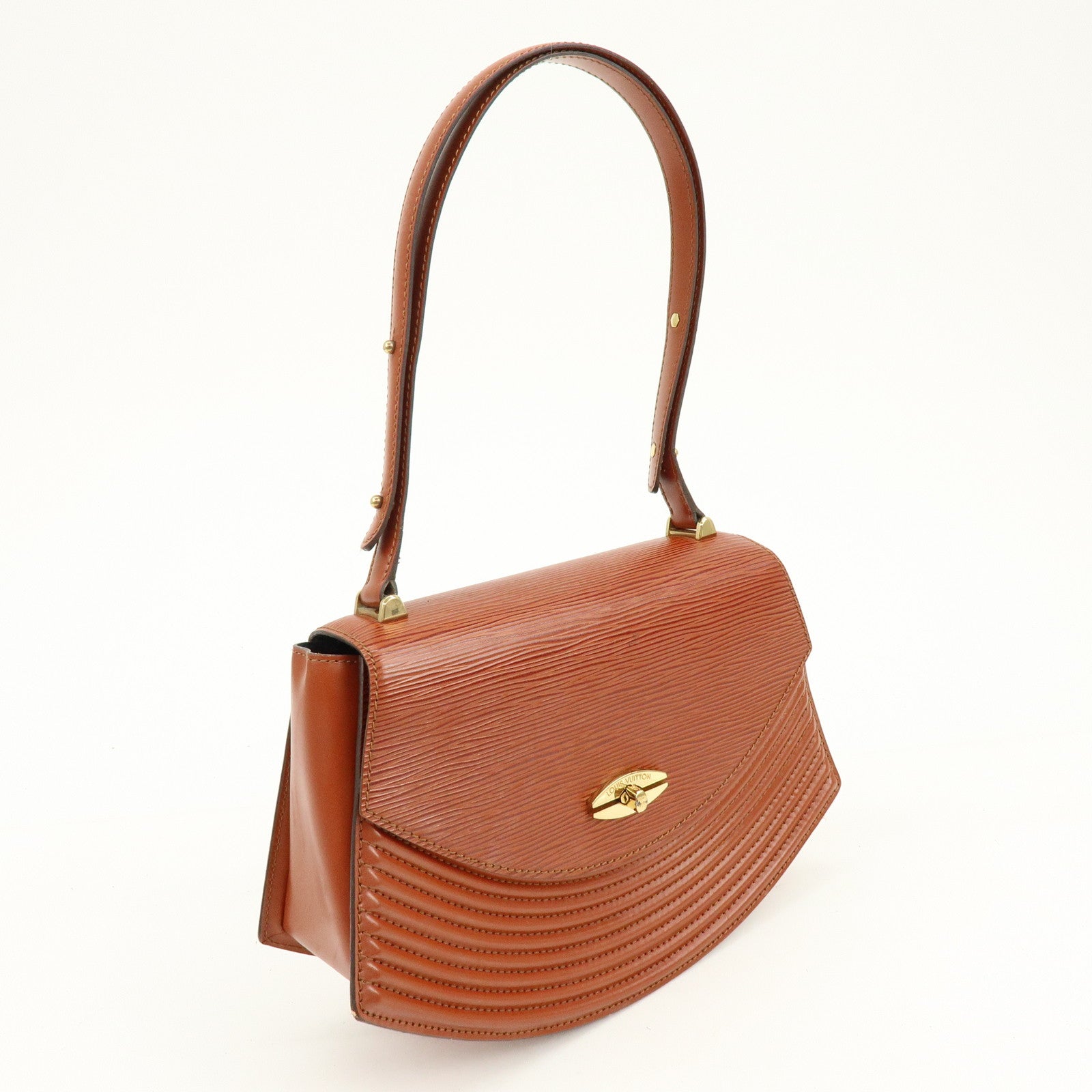 Louis Vuitton Epi Tilsit Shoulder Bag Hand Bag Kenya Brown M52483