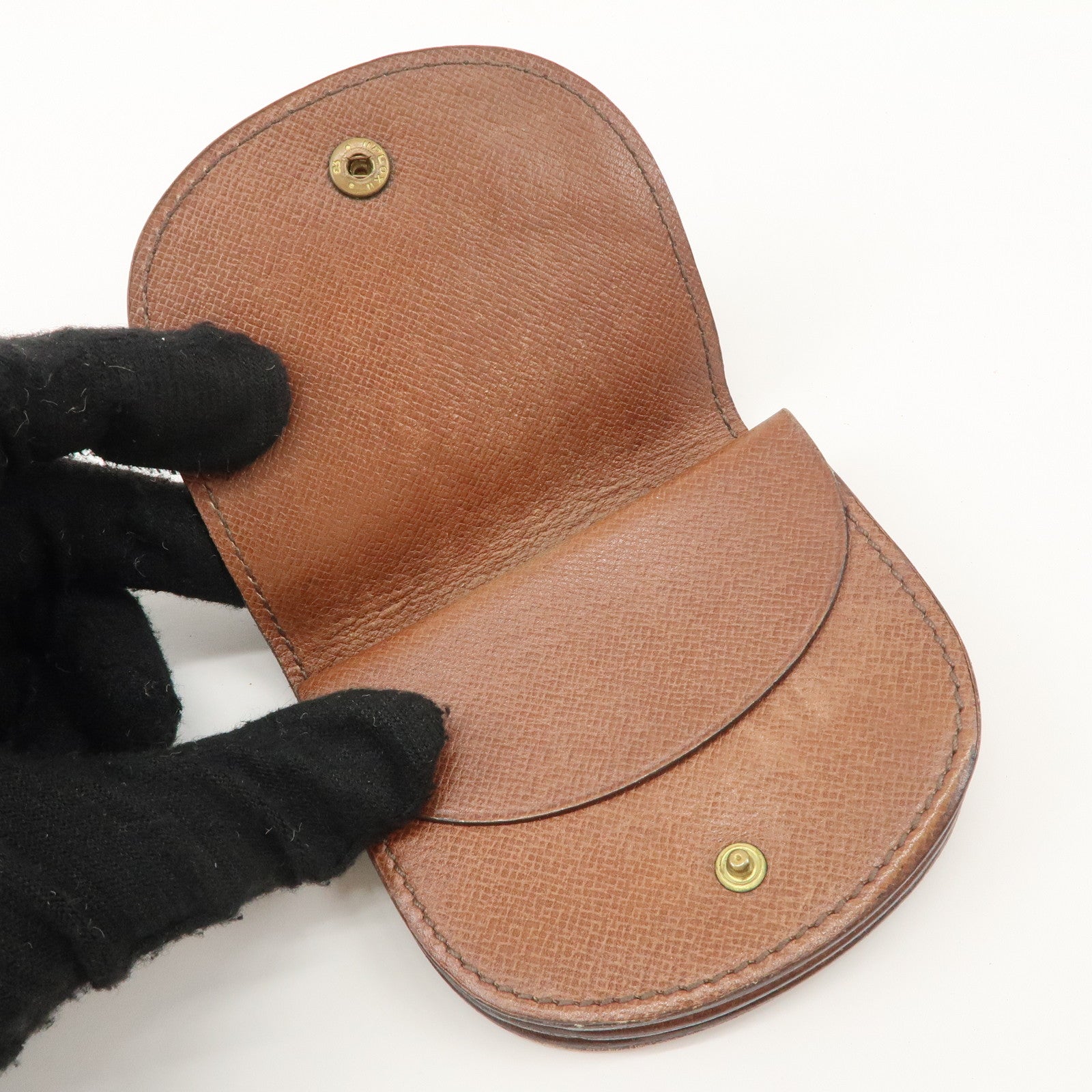 Louis Vuitton Monogram Set of 3 Coin Case M62650 M61970 Used