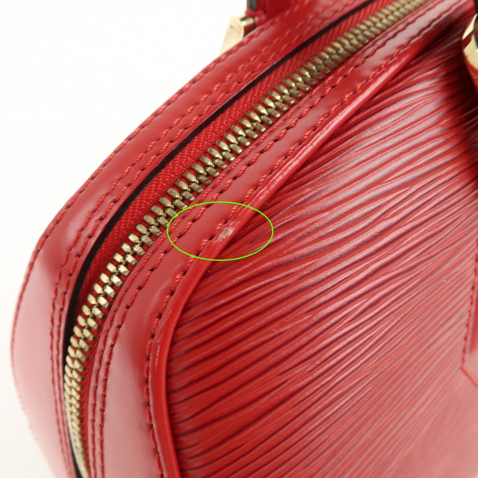 Louis Vuitton Epi Leather Jasmine Hand Bag Castilian Red M52087