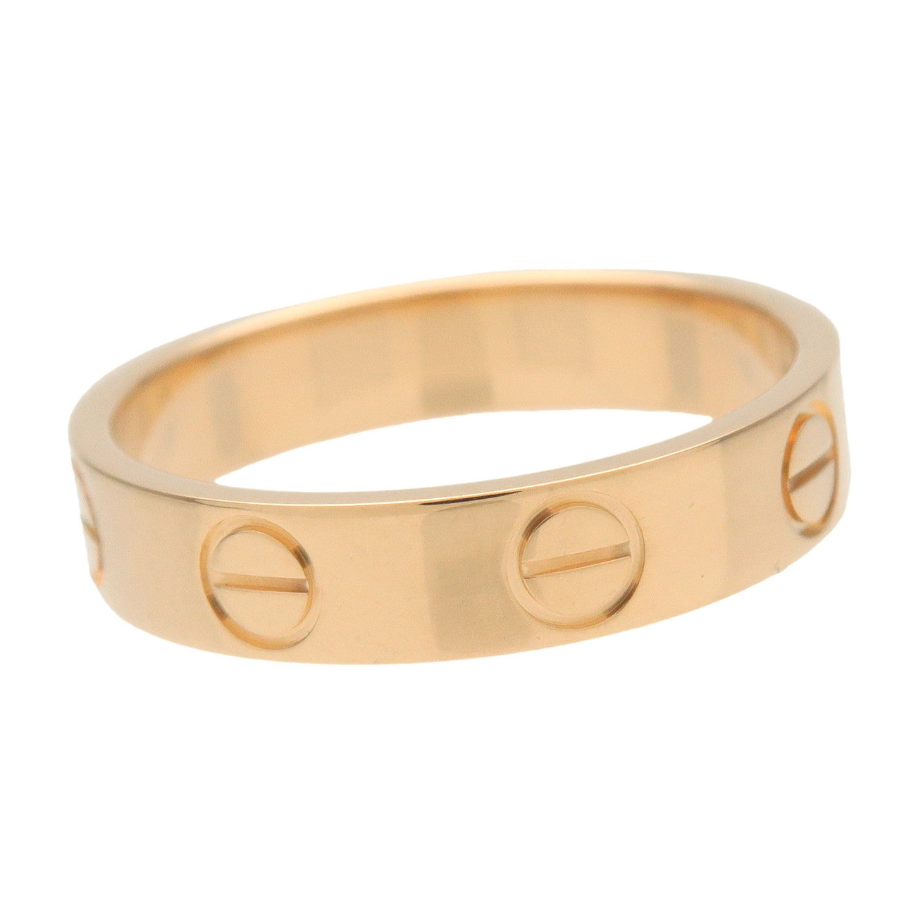 Cartier Mini Love Ring K18 750YG Yellow Gold #47 US4.5 EU47 HK8.5