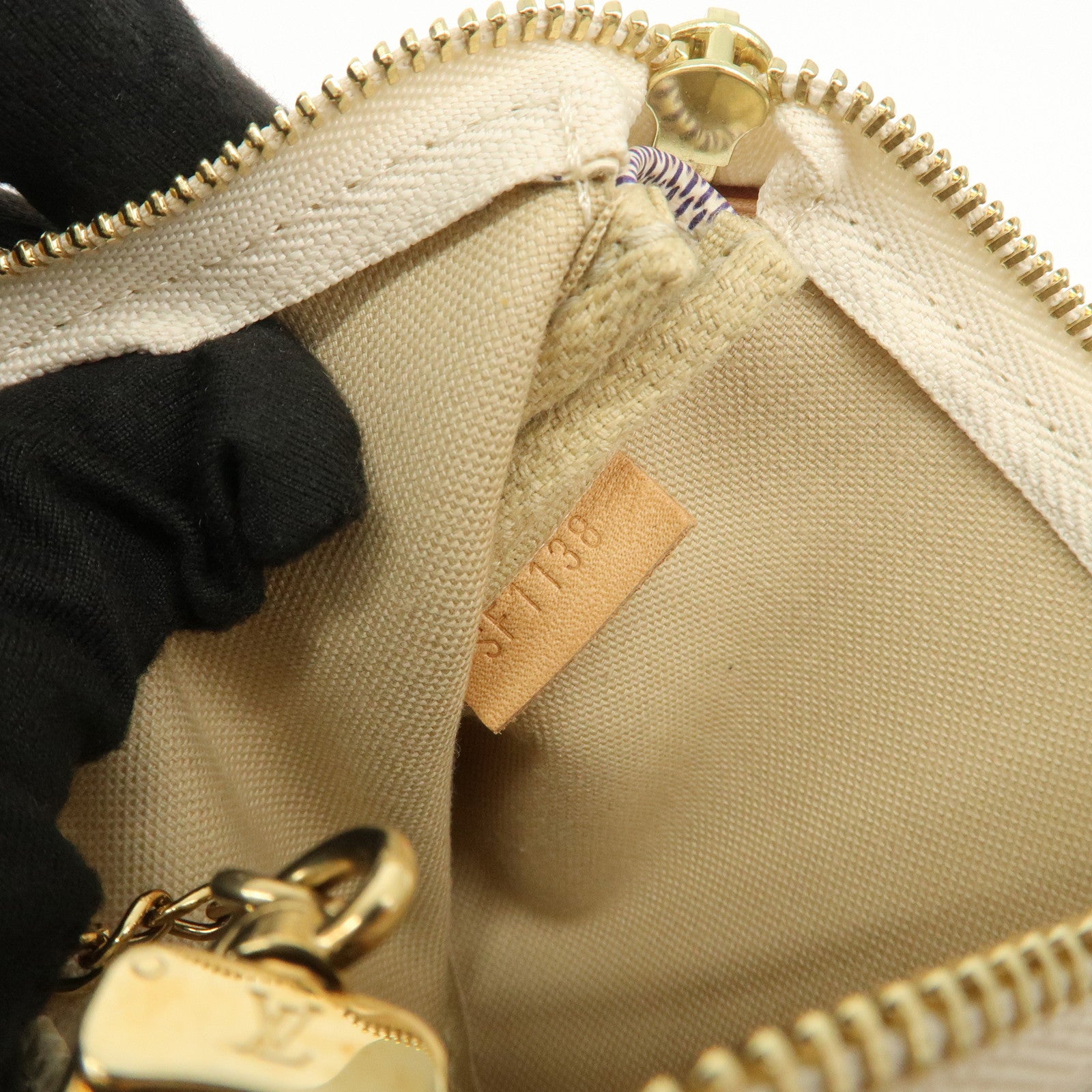 Louis Vuitton Damier Azur Mini Pochette Accessoires Pouch N58010