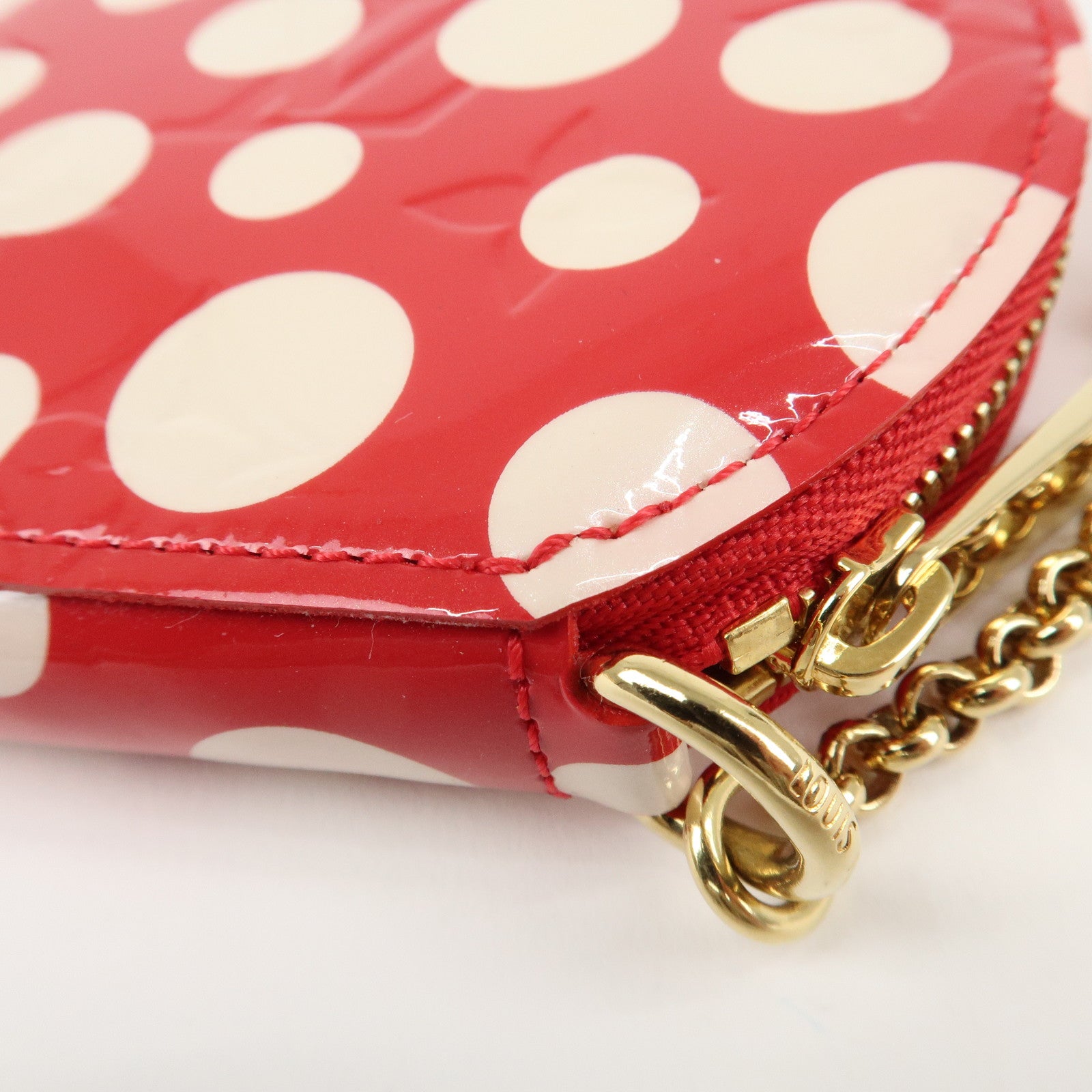 Louis Vuitton Vernis Yayoi Kusama Porte Monnaie Chapeau Coin M91570 Used