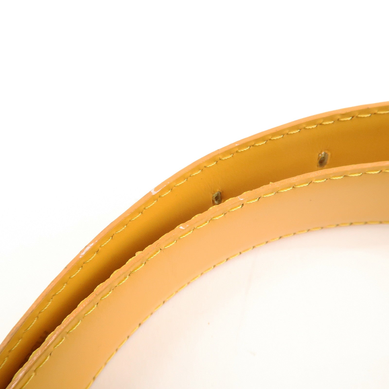 Louis Vuitton Epi Leather Ceinture Belt Tassili Yellow R10051