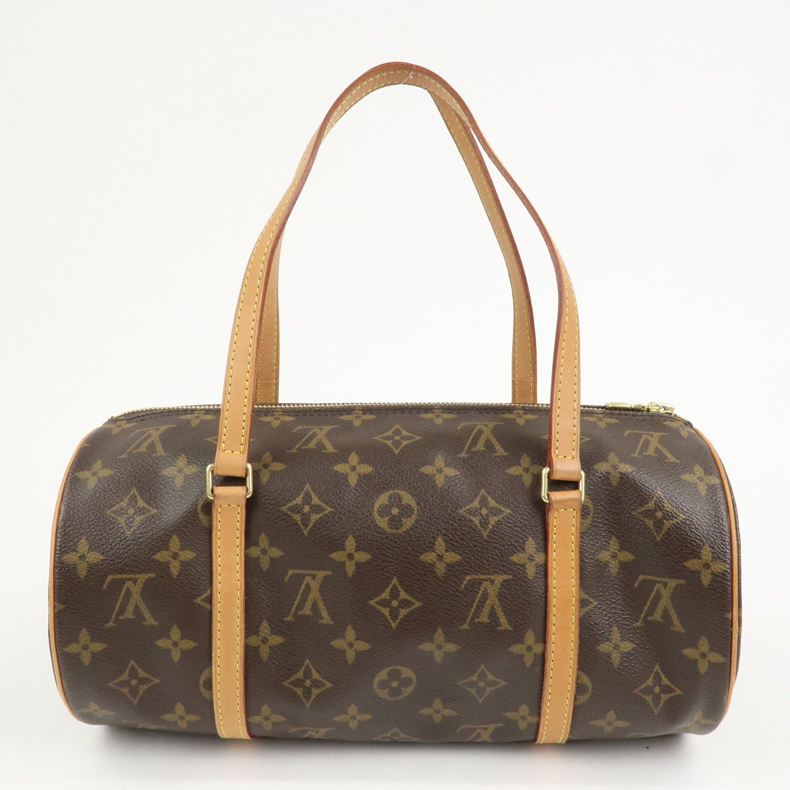 Louis Vuitton Monogram Papillon 30 Hand Bag New Style Brown M51385