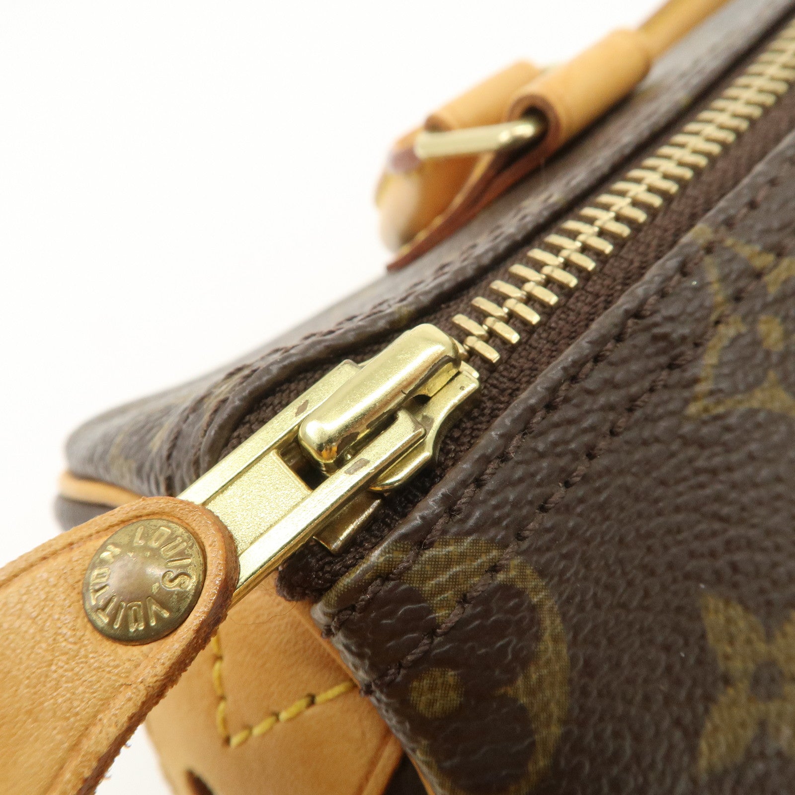 Louis Vuitton Monogram Speedy 25 Boston Bag Hand Bag Brown M41528