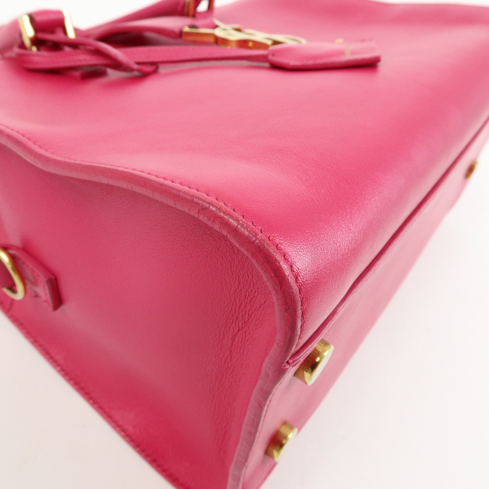 SAINT LAURENT PARIS Cassandra Leather 2Way Hand Shoulder Bag 372087