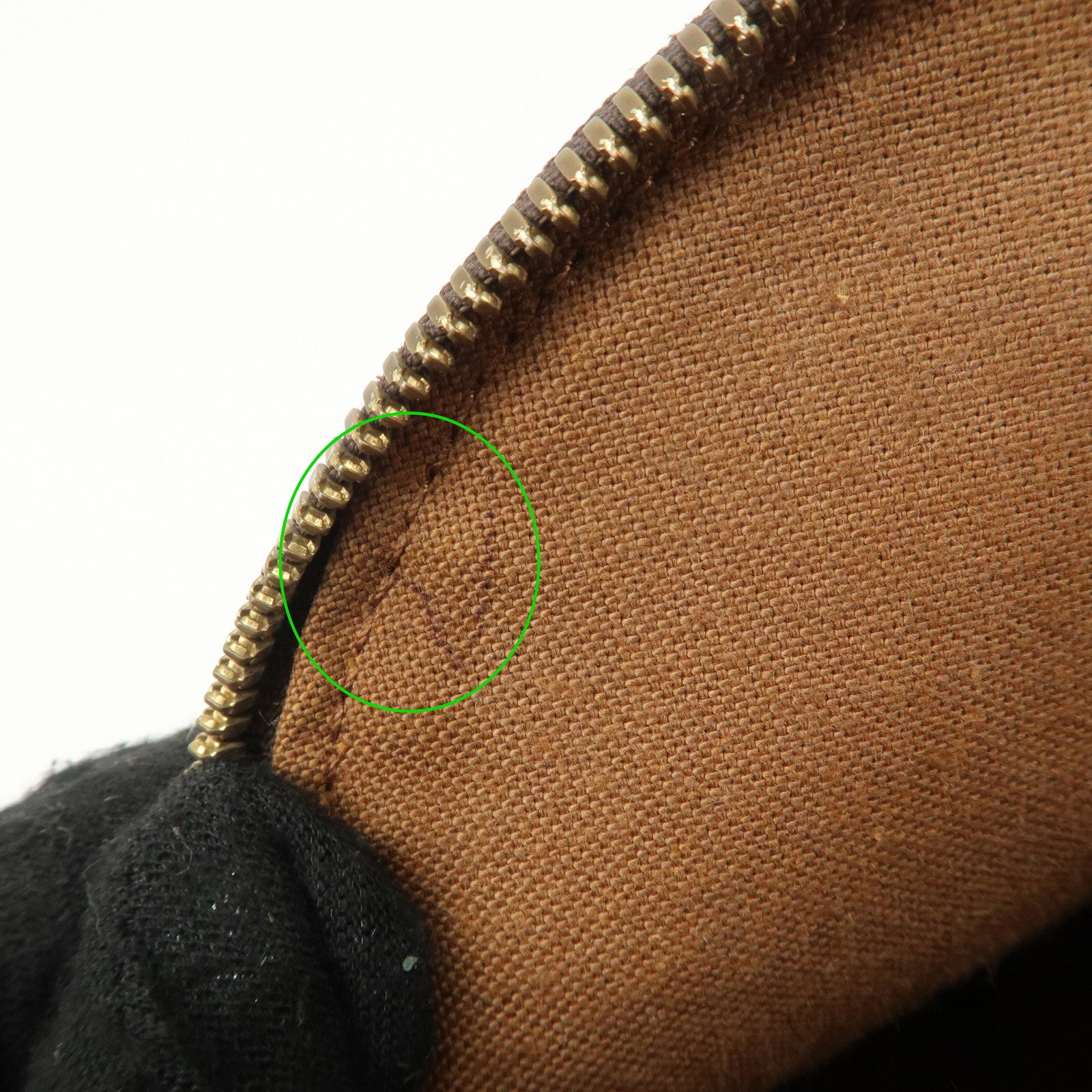 Louis Vuitton Monogram Alma Hand Bag Brown M51130 Used