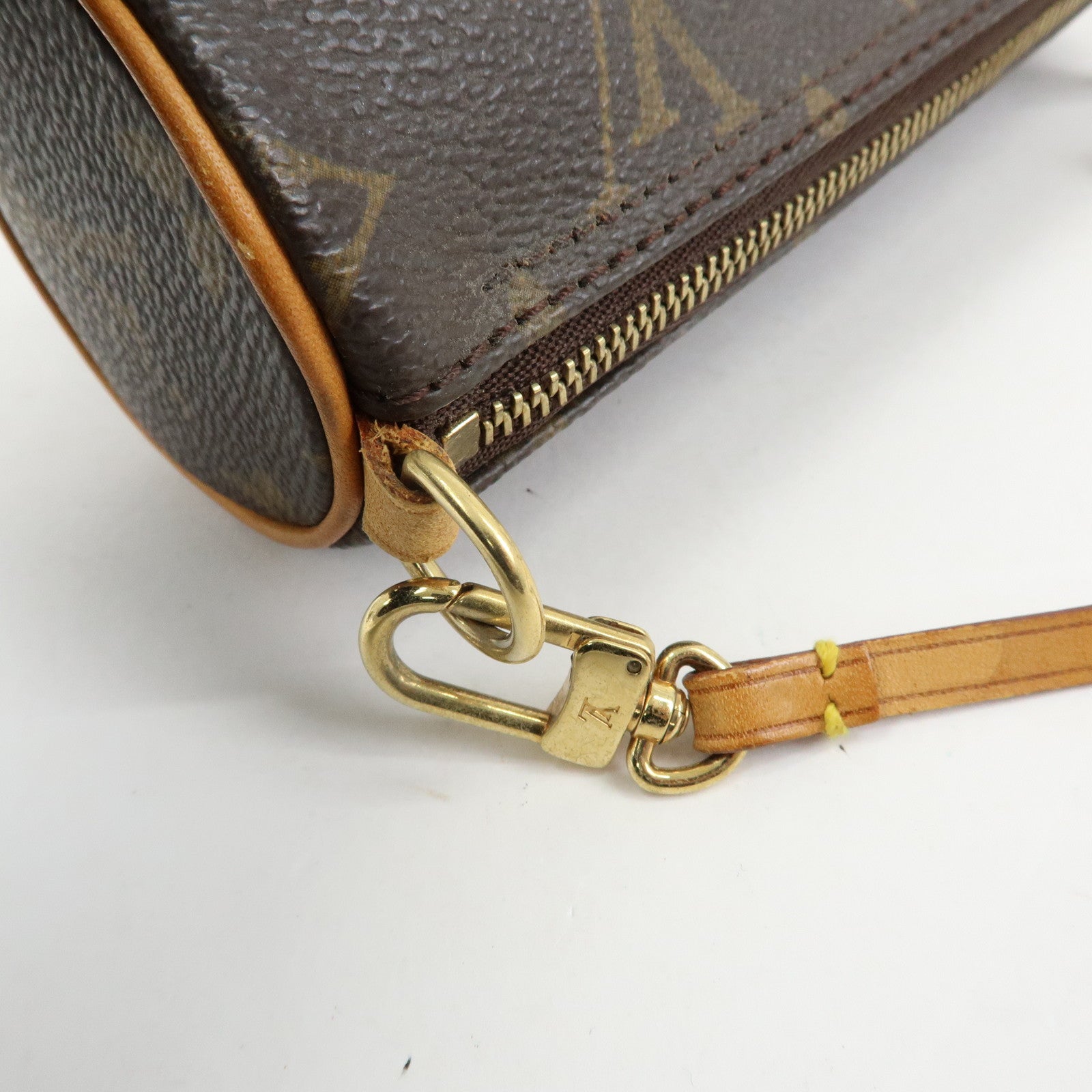 Louis Vuitton Monogram Set of 2 Pouch for Papillon Bag Brown Used