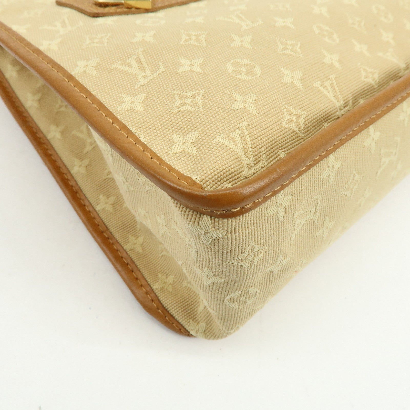 Louis Vuitton Monogram Mini Sac Catherine Hand Bag Beige M92328