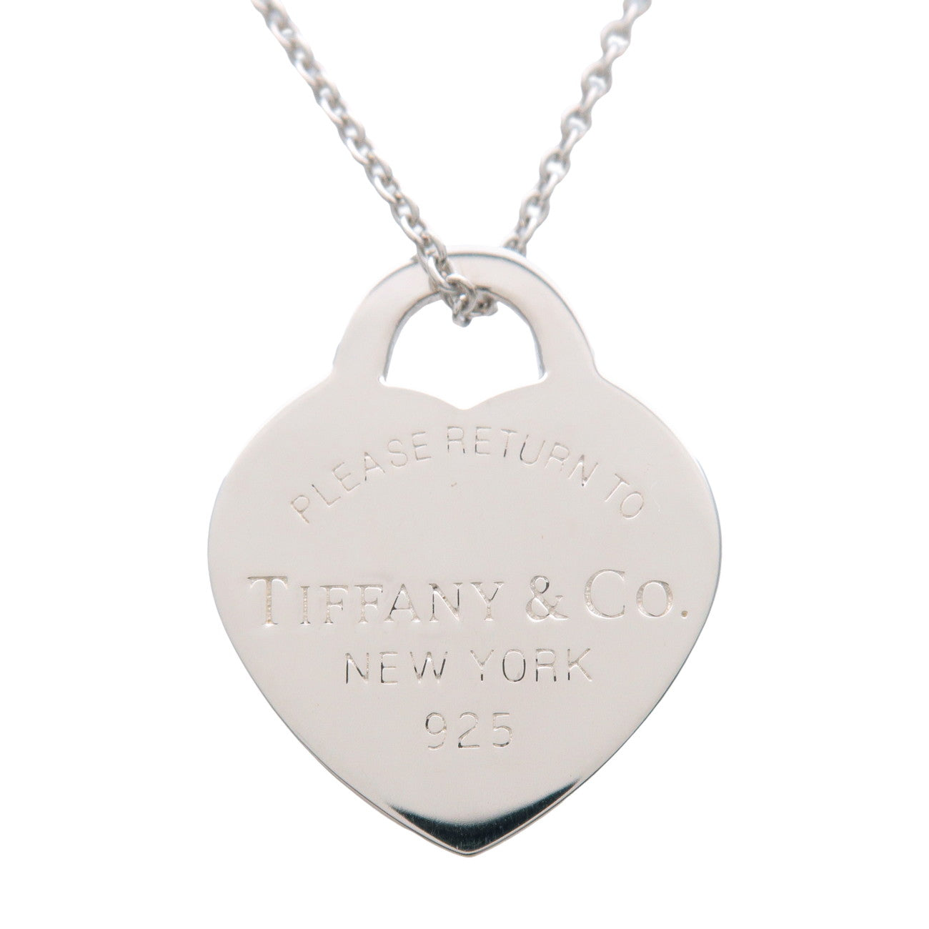 Tiffany & Co Return to Tiffany Heart Tag Necklace SV925 Silver