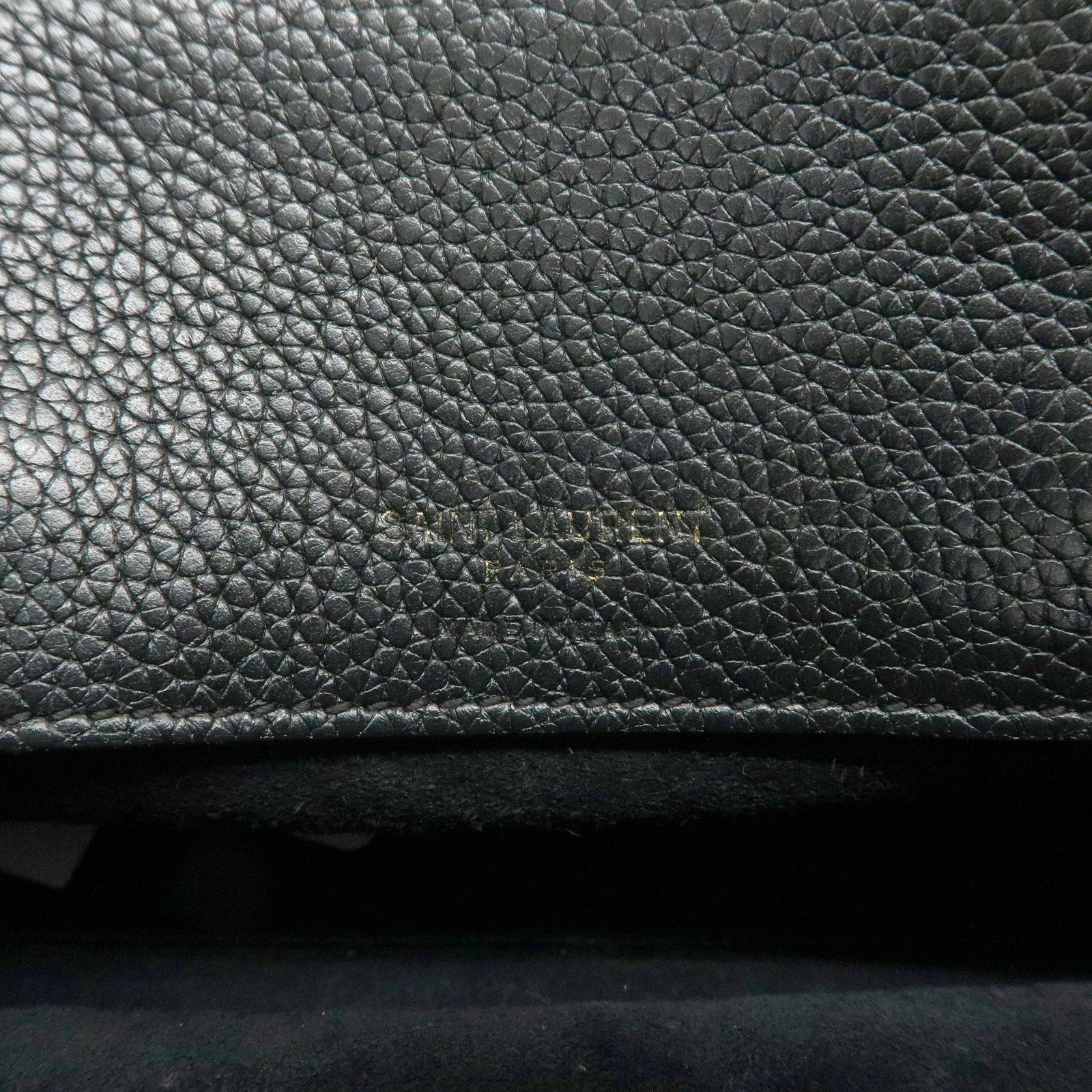 SAINT LAURENT PARIS Sac De Jour 2WAY Bag Hand Bag Black 717449