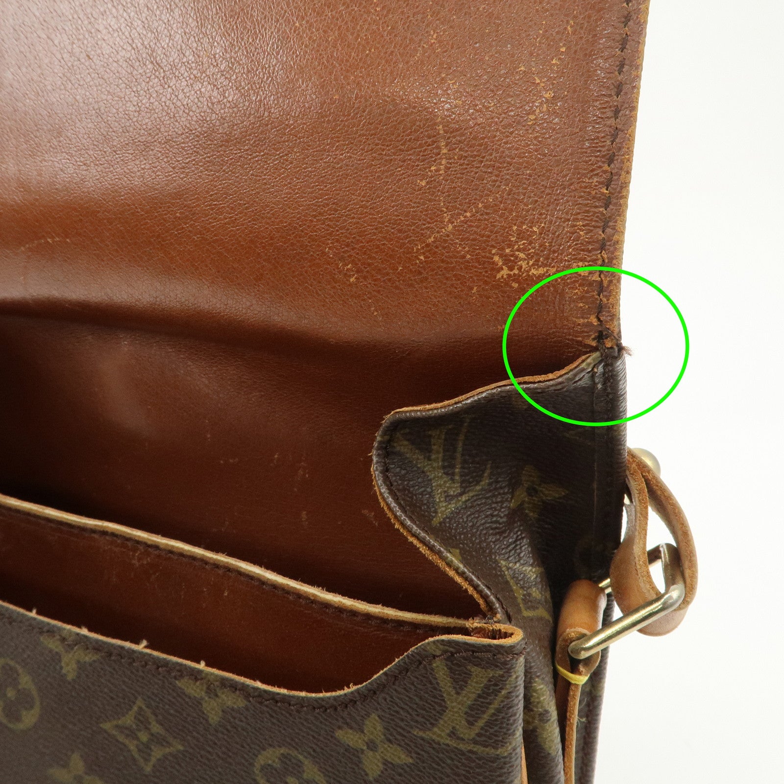 Louis Vuitton Monogram Cartouchiere 26 Shoulder Bag M51252
