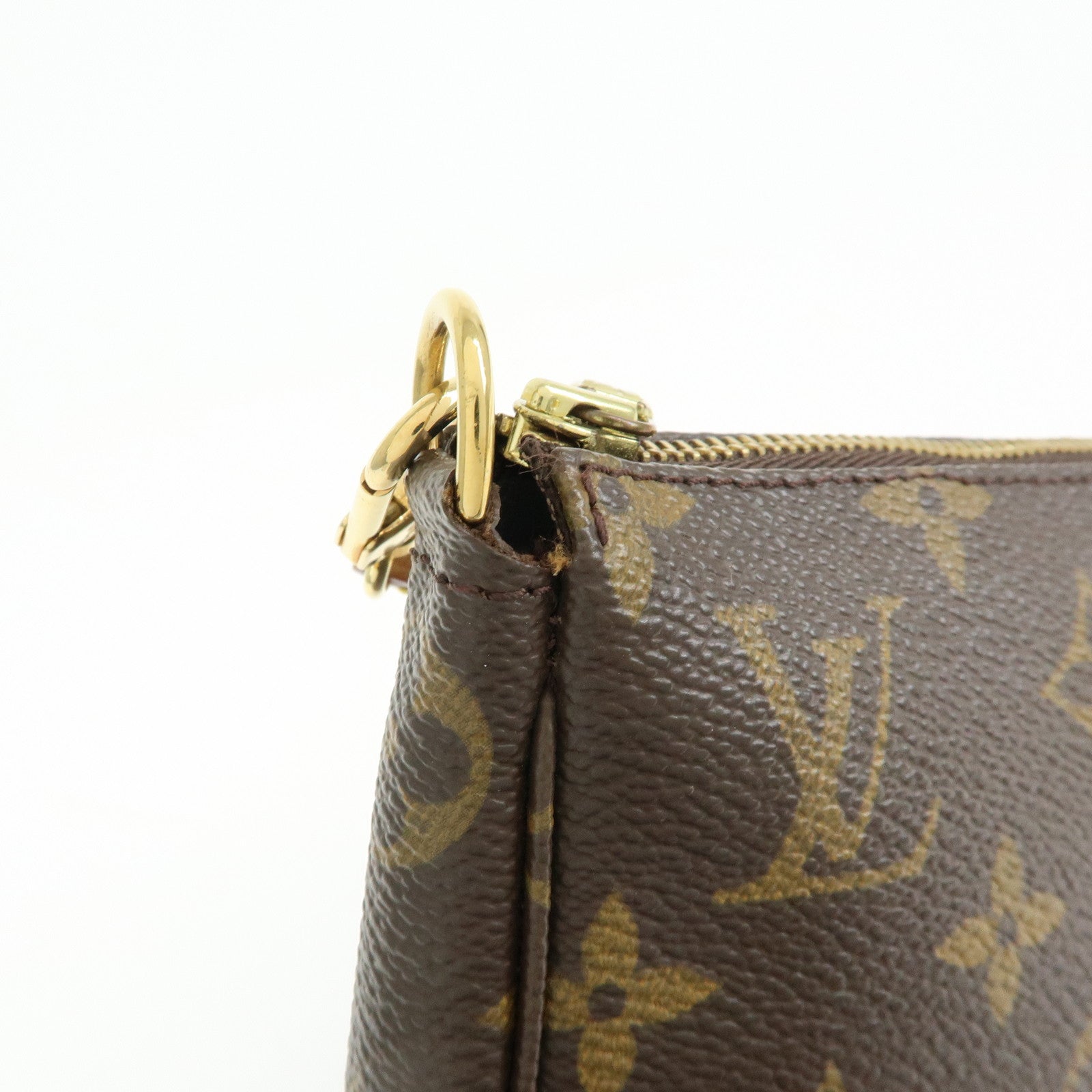 Louis Vuitton Monogram Pochette Accessoires Pouch Hand Bag M51980