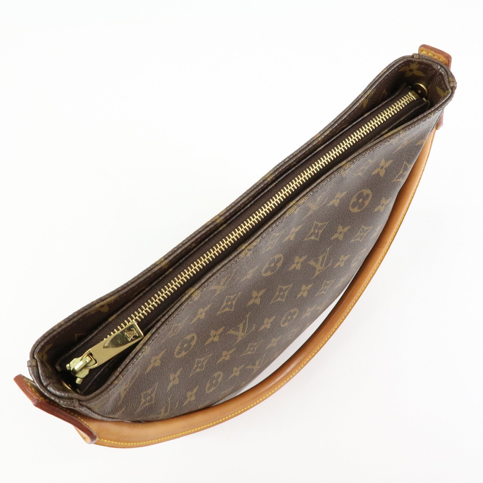 Louis Vuitton Monogram Looping GM Shoulder Bag Brown M51145