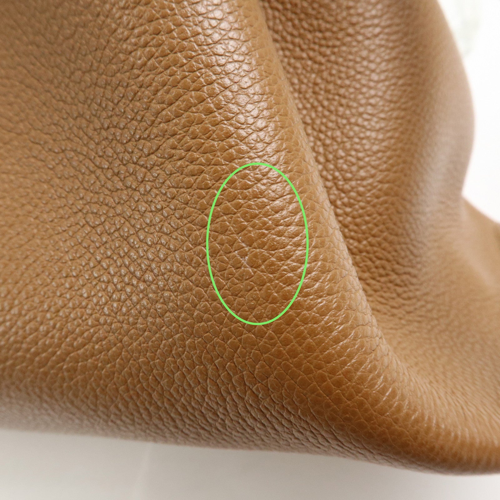 Polene Numero Neuf Grained Calf Leather 2Way Hand Bag Camel