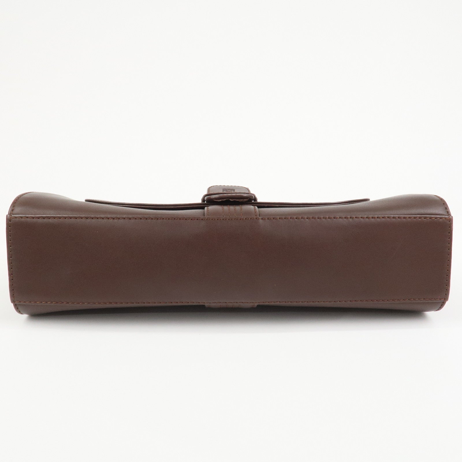 LOEWE Anagram Leather Hand Bag Shoulder Bag Brown