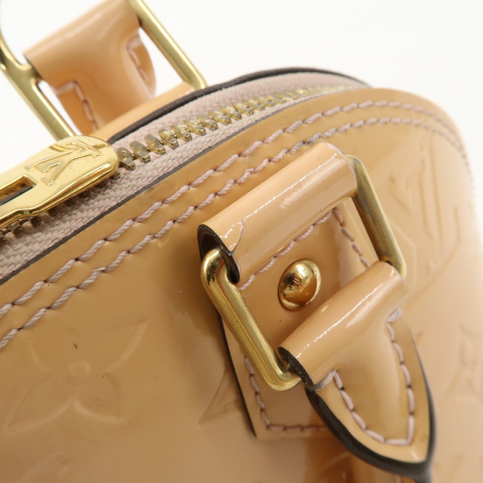 Louis Vuitton Monogram Vernis Alma BB 2Way Hand Shoulder Bag M90064 Used