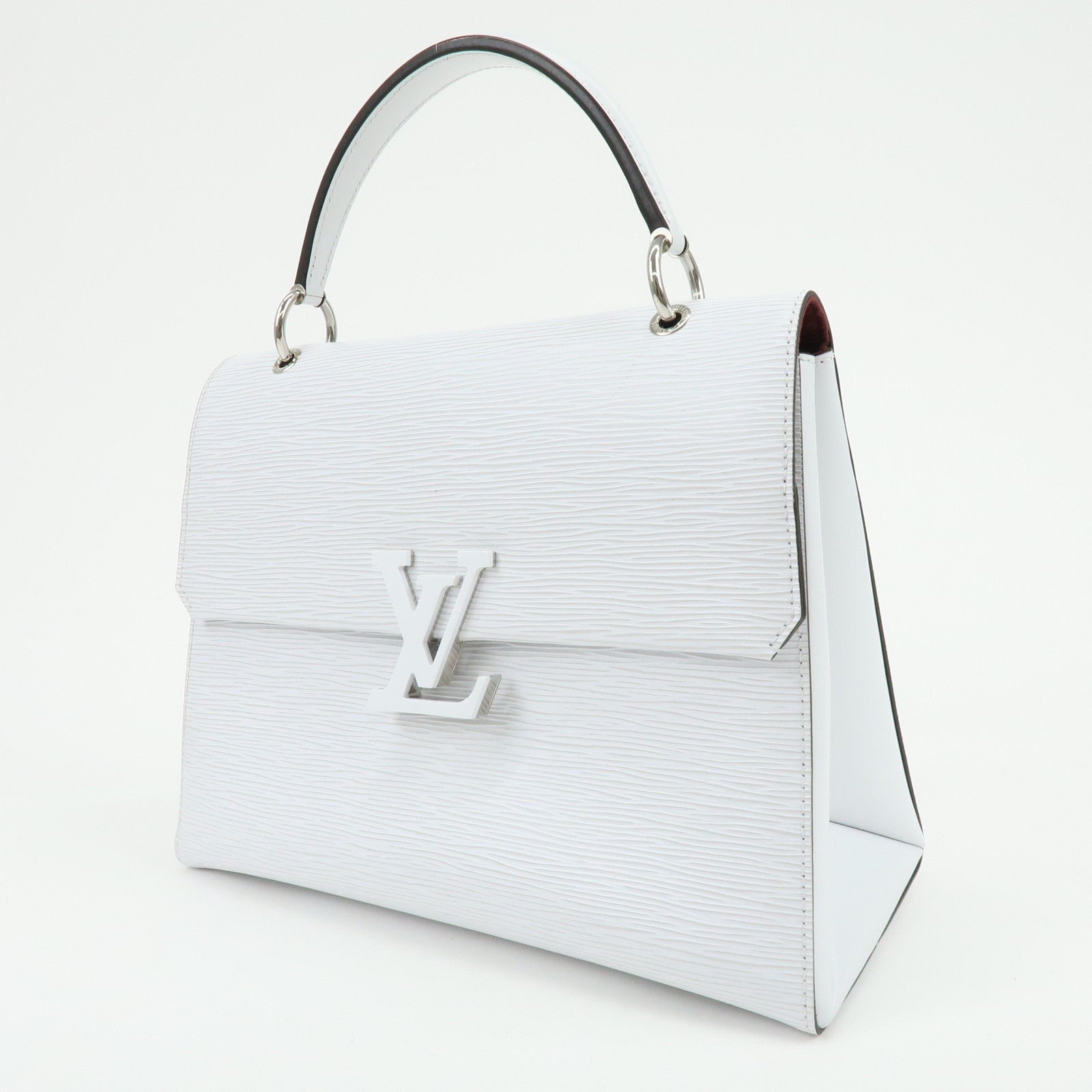Louis Vuitton Epi Leather Grenelle MM 2Way Hand Bag White M53690