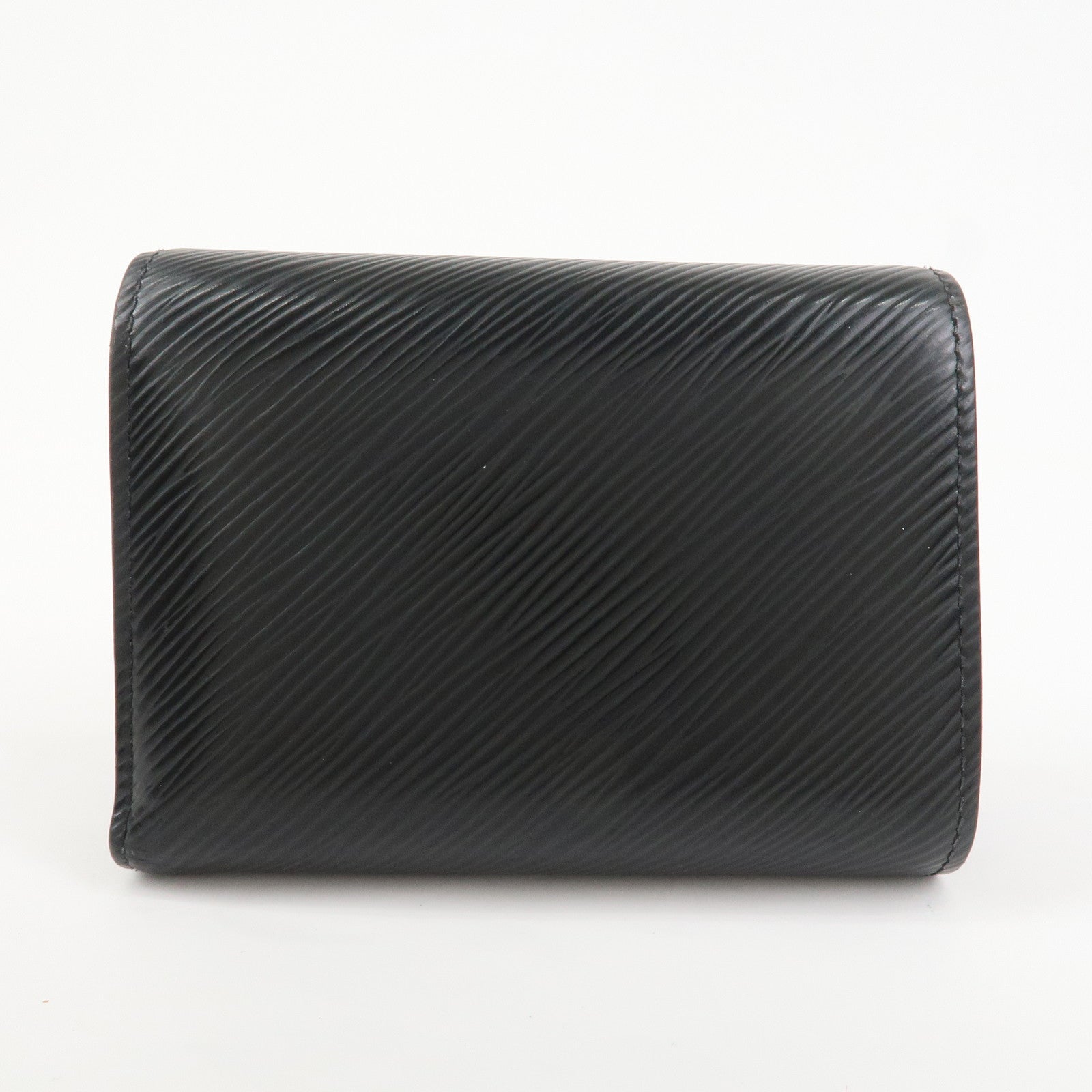 Louis Vuitton Epi Portefeuille Twist Compact XS Wallet Black M63322