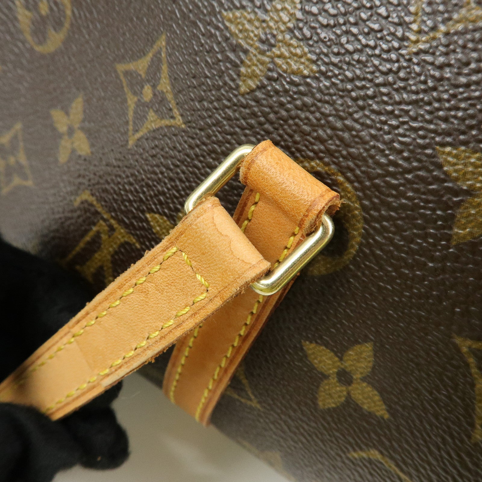 Louis Vuitton Monogram Papillon 30 Canvas Hand Bag Brown M51385