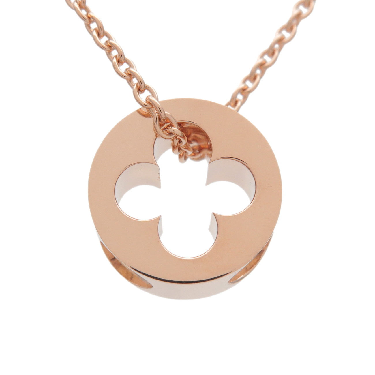 Louis Vuitton Pendantif Empreinte Necklace 750PG Rose Gold Q93968