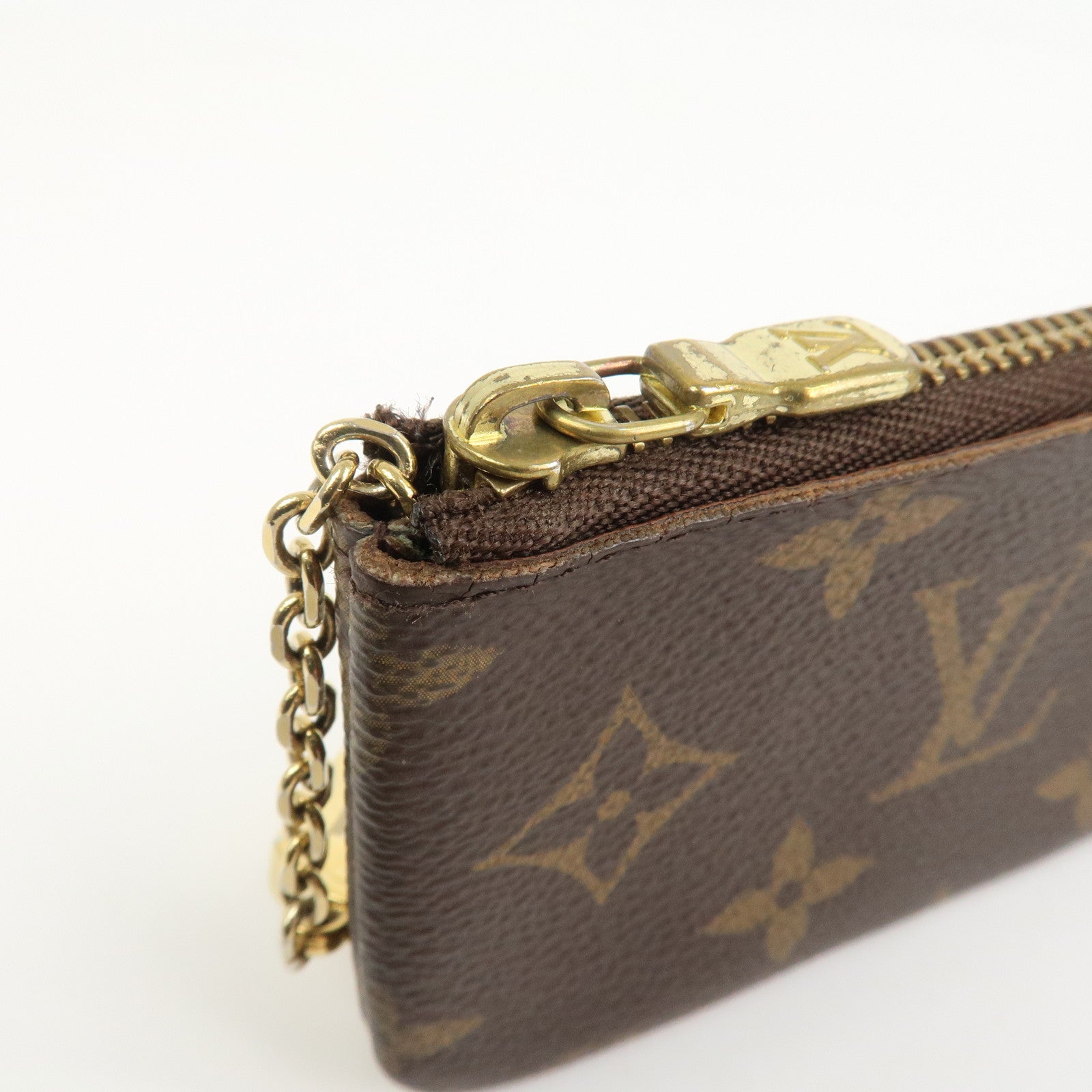 Louis Vuitton Monogram Pochette Cles Coin Case Key Case M62650