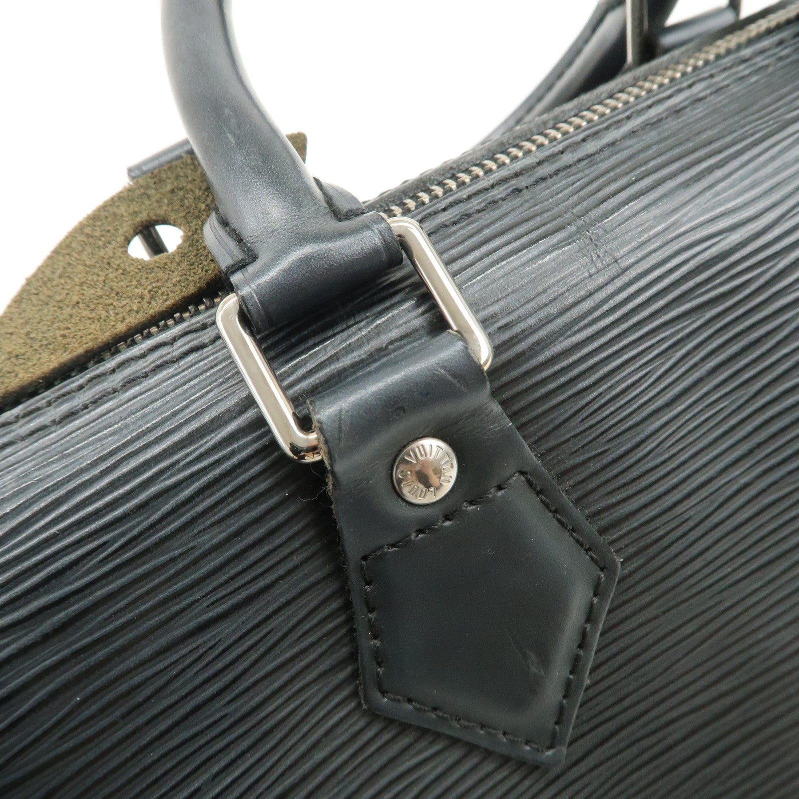 Louis Vuitton Epi Leather Speedy 25 Hand Bag Boston Bag Noir M59032