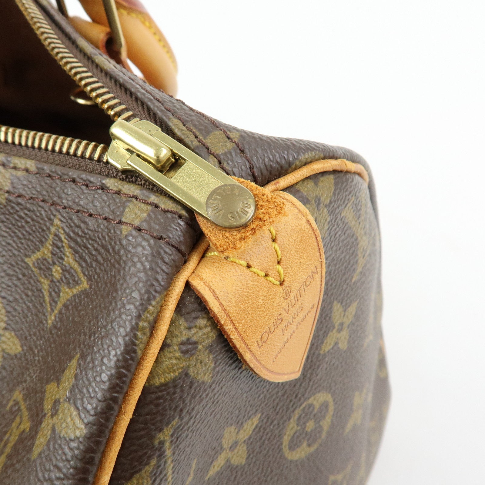 Louis Vuitton Monogram Speedy 30 Boston Bag Hand Bag Brown M41526