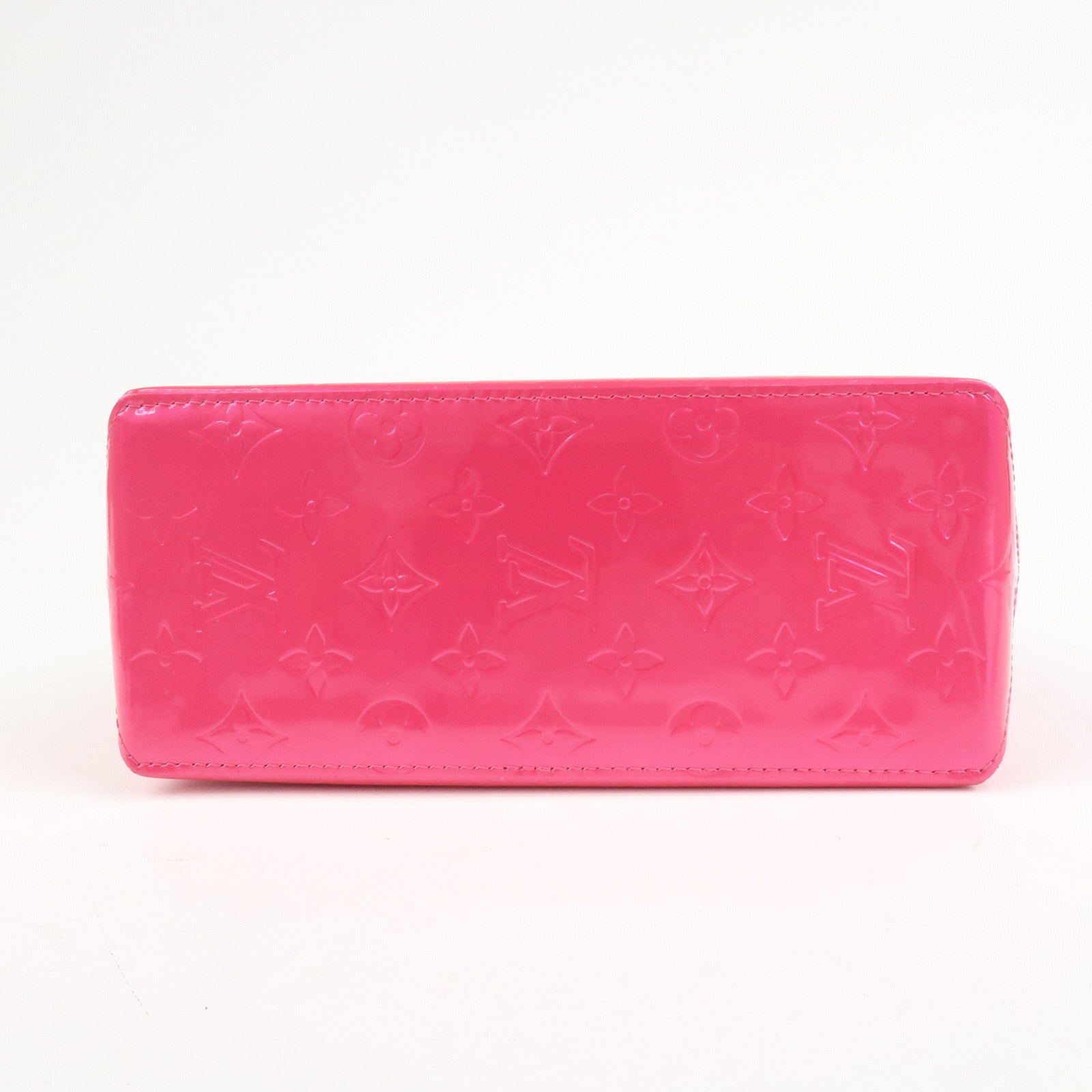 Louis Vuitton Monogram Vernis Lead PM Hand Bag Fuchsia Pink M91221