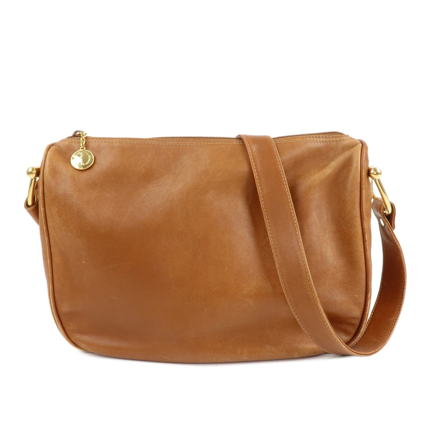 GUCCI Horsebit Leather Shoulder Bag Crossbody Bag 01.090.1411