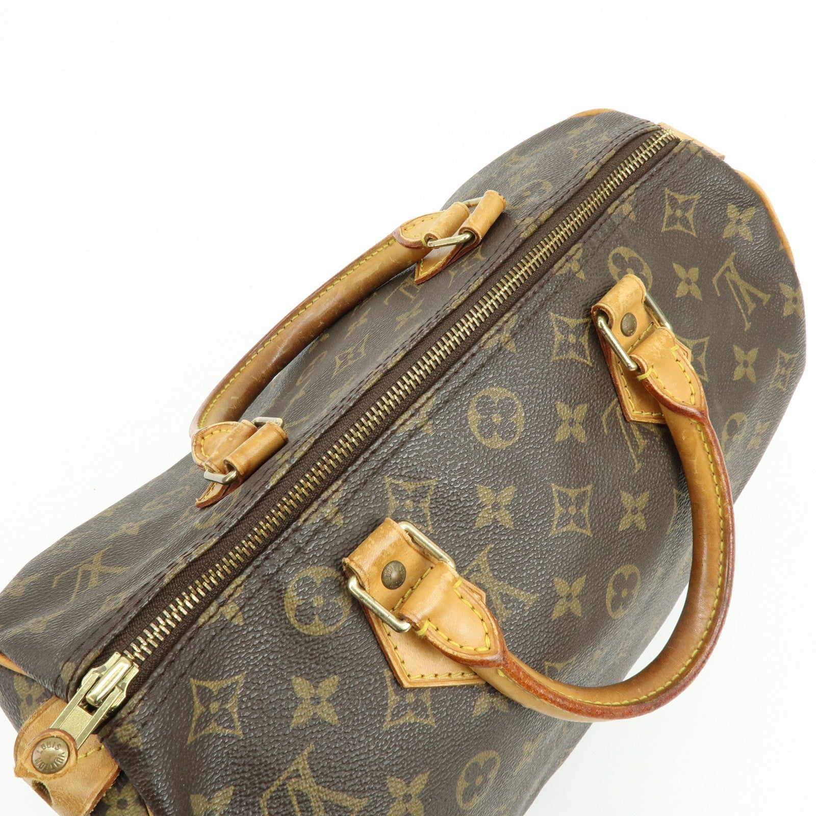 Louis Vuitton Monogram Speedy 30 Boston Bag Hand Bag Brown M41526