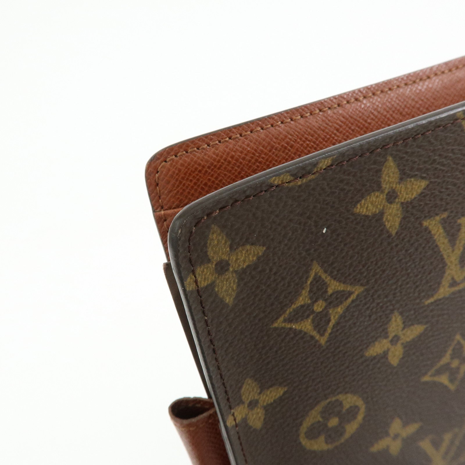 Louis Vuitton Monogram Agenda GM Planner Cover Brown R20106