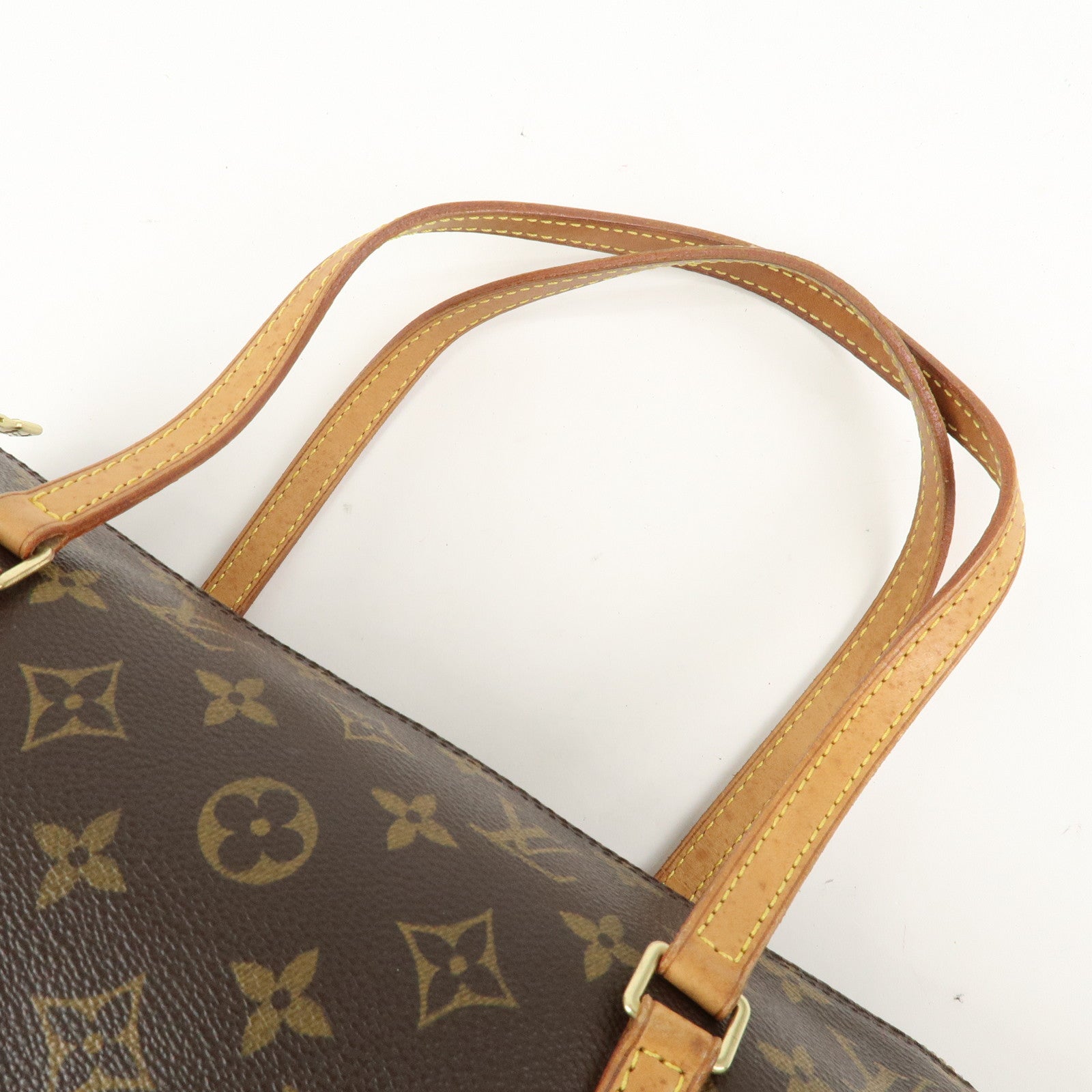 Louis Vuitton Monogram Papillon 30 Hand Bag Brown M51385